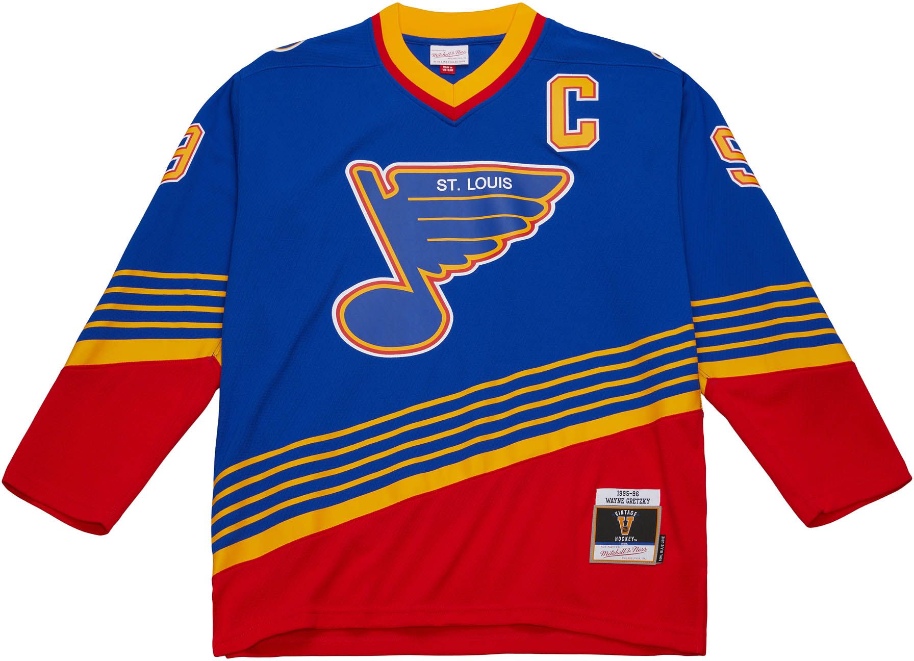 Adidas St. Louis Blues No99 Wayne Gretzky Blue Home Authentic USA Flag Stitched Youth NHL Jersey