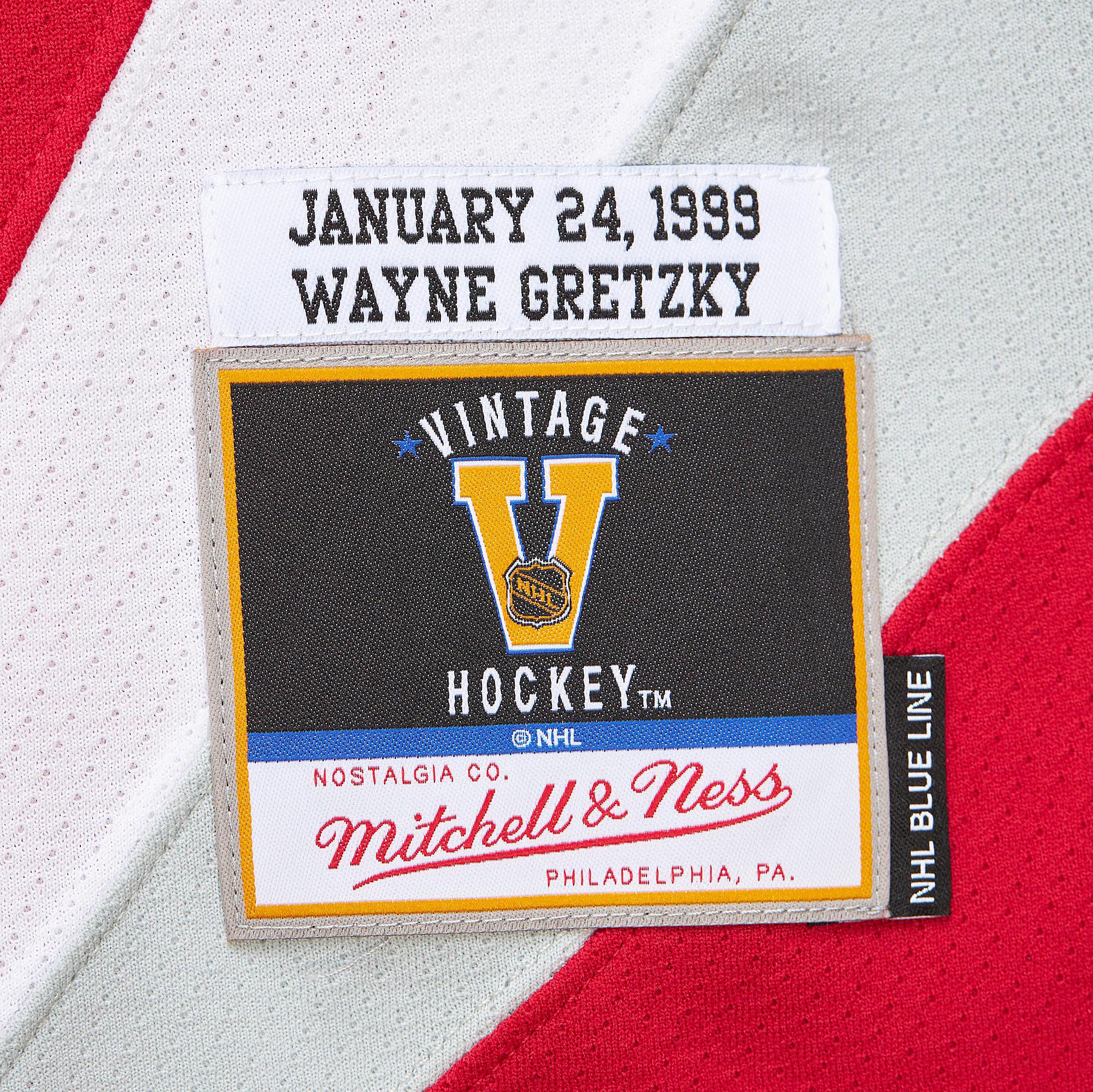 Mitchell & Ness Adult New York Rangers 1999 All-Star Game Wayne Gretzky #99 Maroon Vintage Replica Jersey product image