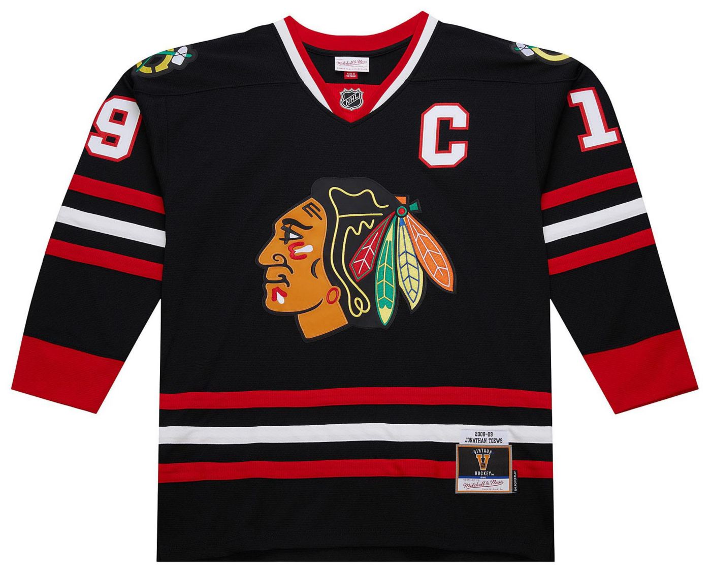 REEBOK NHL WOMEN'S CHICAGO BLACKHAWKS JONATHAN TOEWS hotsell #19 HOME JERSEY