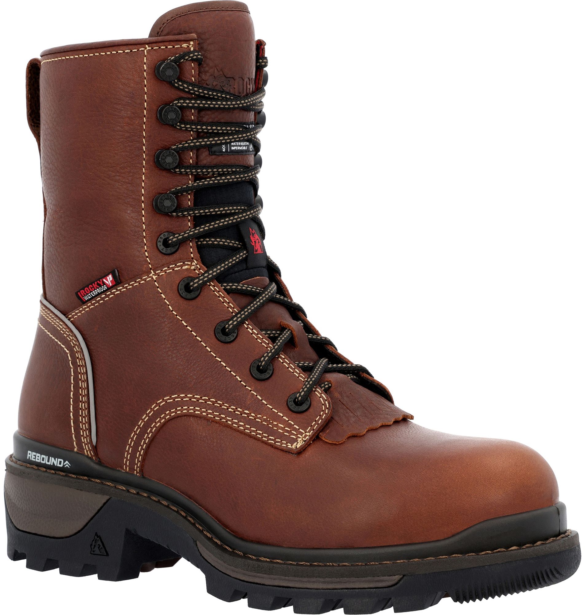 Rocky Men's Rams Horn 400G Waterproof Composite Toe Work Boots