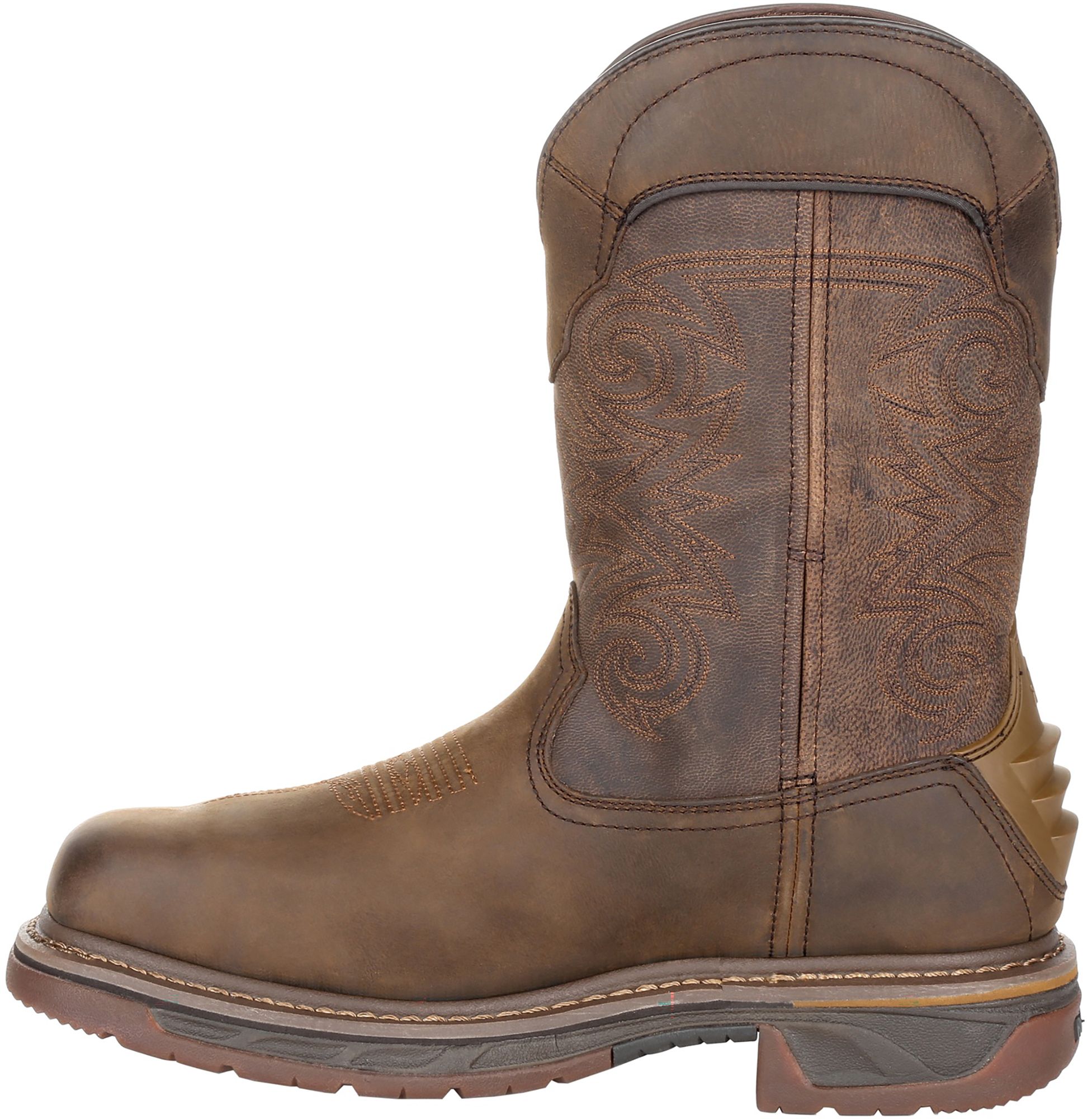 Rocky Men's Square Toe Waterproof Composite Toe Western Boots