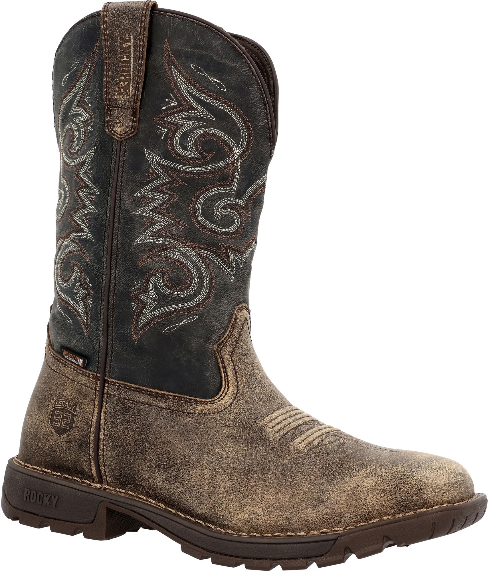 Rocky Men's Legacy Waterproof Pull-On Western Boots product image