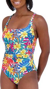 Caribbean Joe Women's Shirred One Piece Swimsuit product image