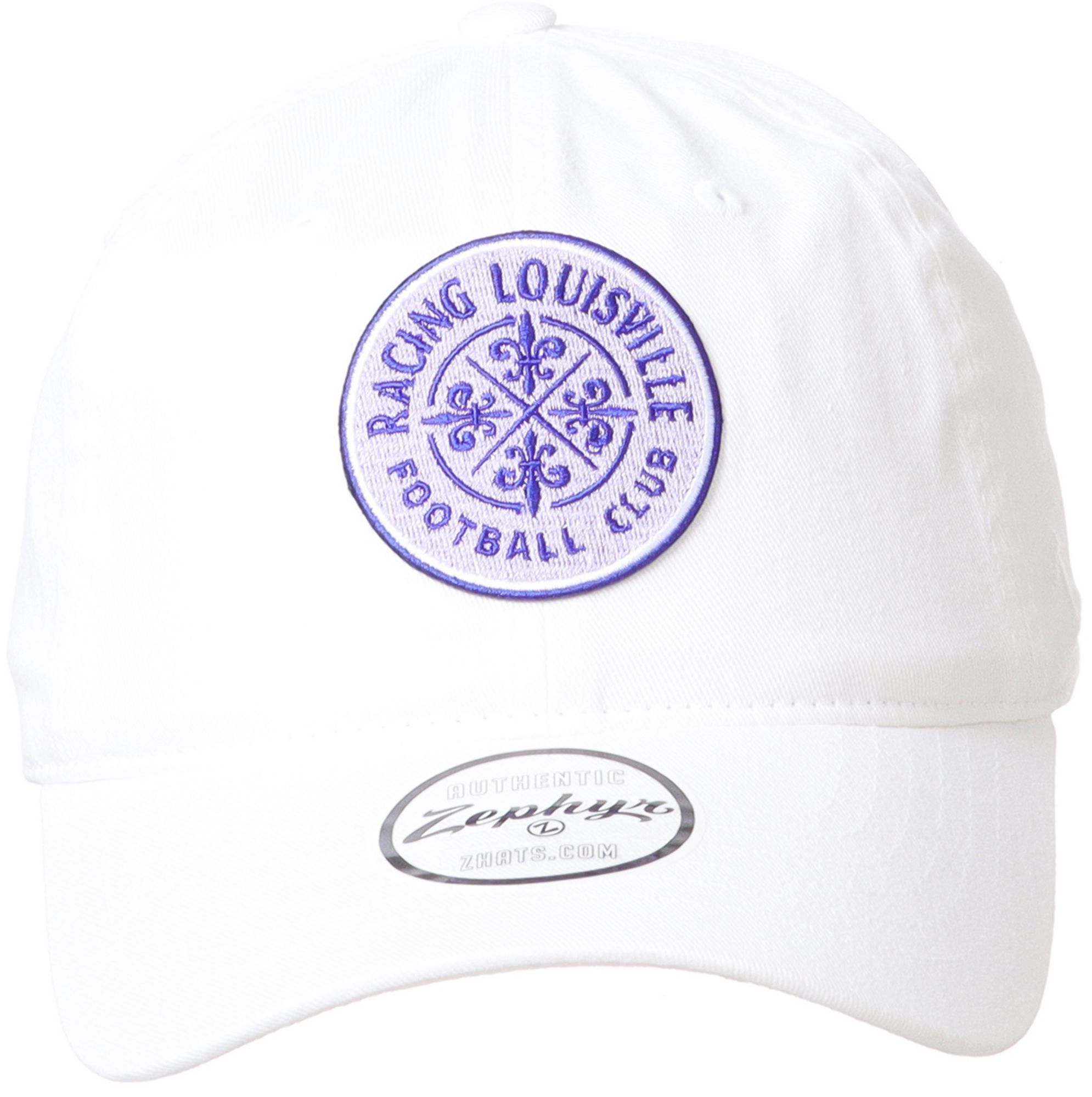 Zephyr Racing Louisville FC Team White Adjustable Hat product image