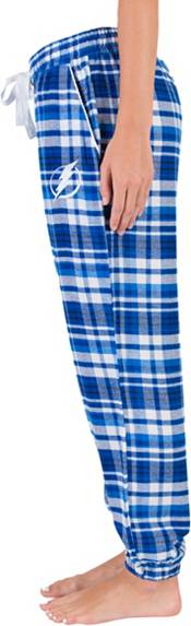 Concepts Sport Women's Tampa Bay Lightning Royal Mainstream Cuffed Flannel Pants product image