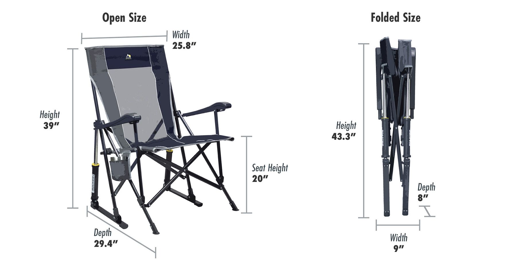 GCI Outdoor RoadTrip Rocker Chair product image