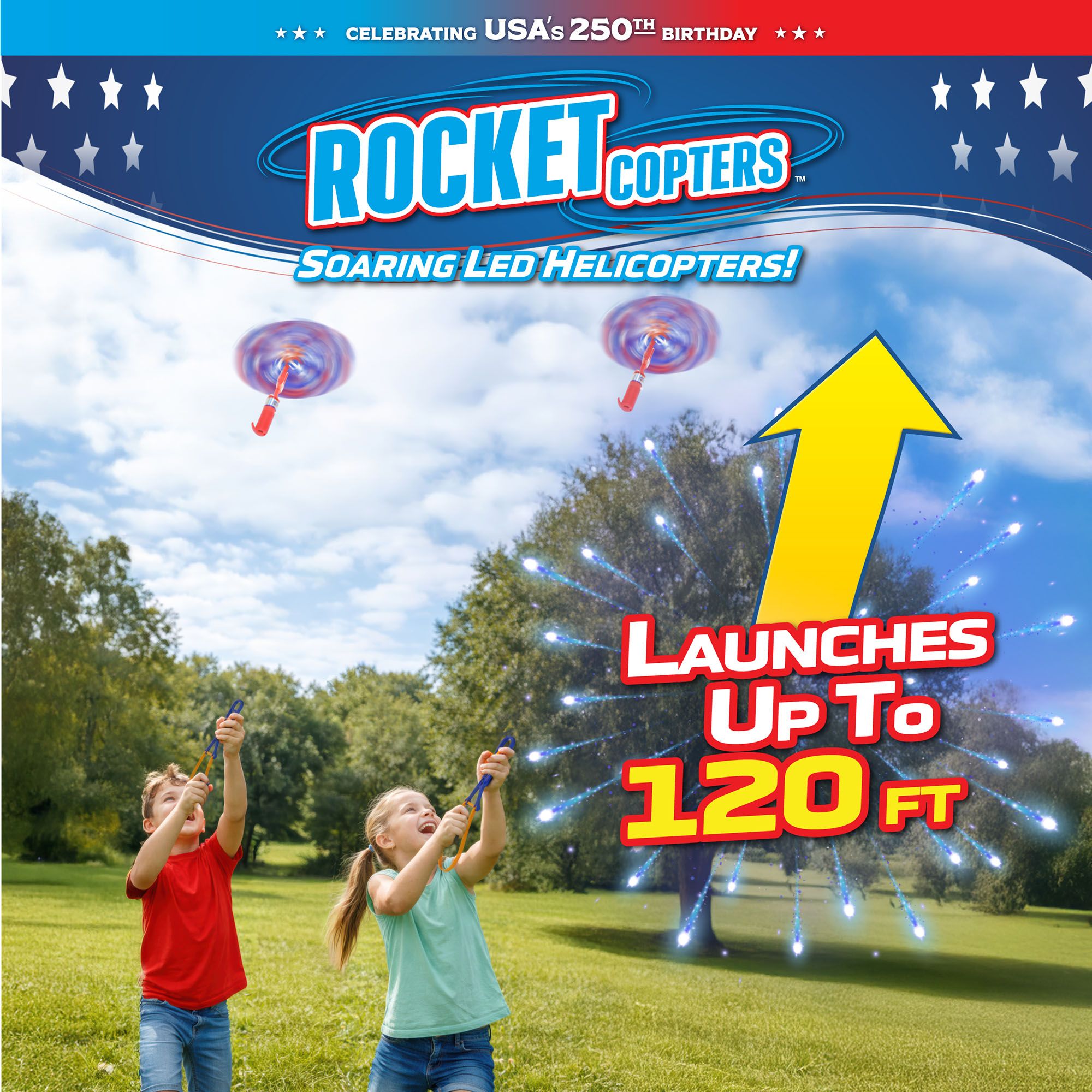 WHAM-O Rocket LED Copters – USA 250th Anniversary product image