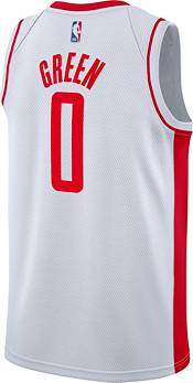 Nike Youth Hardwood Classic Houston Rockets Jalen Green #4 White Dri-FIT  Swingman Jersey