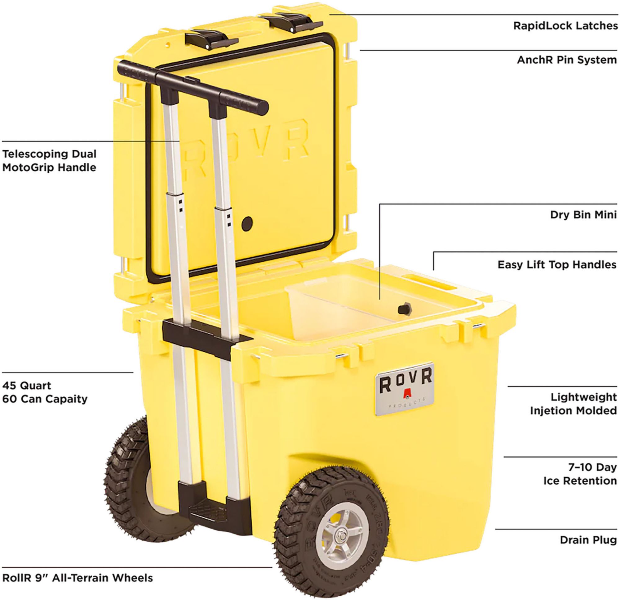 RovR RollR 45 Wheeled Cooler product image