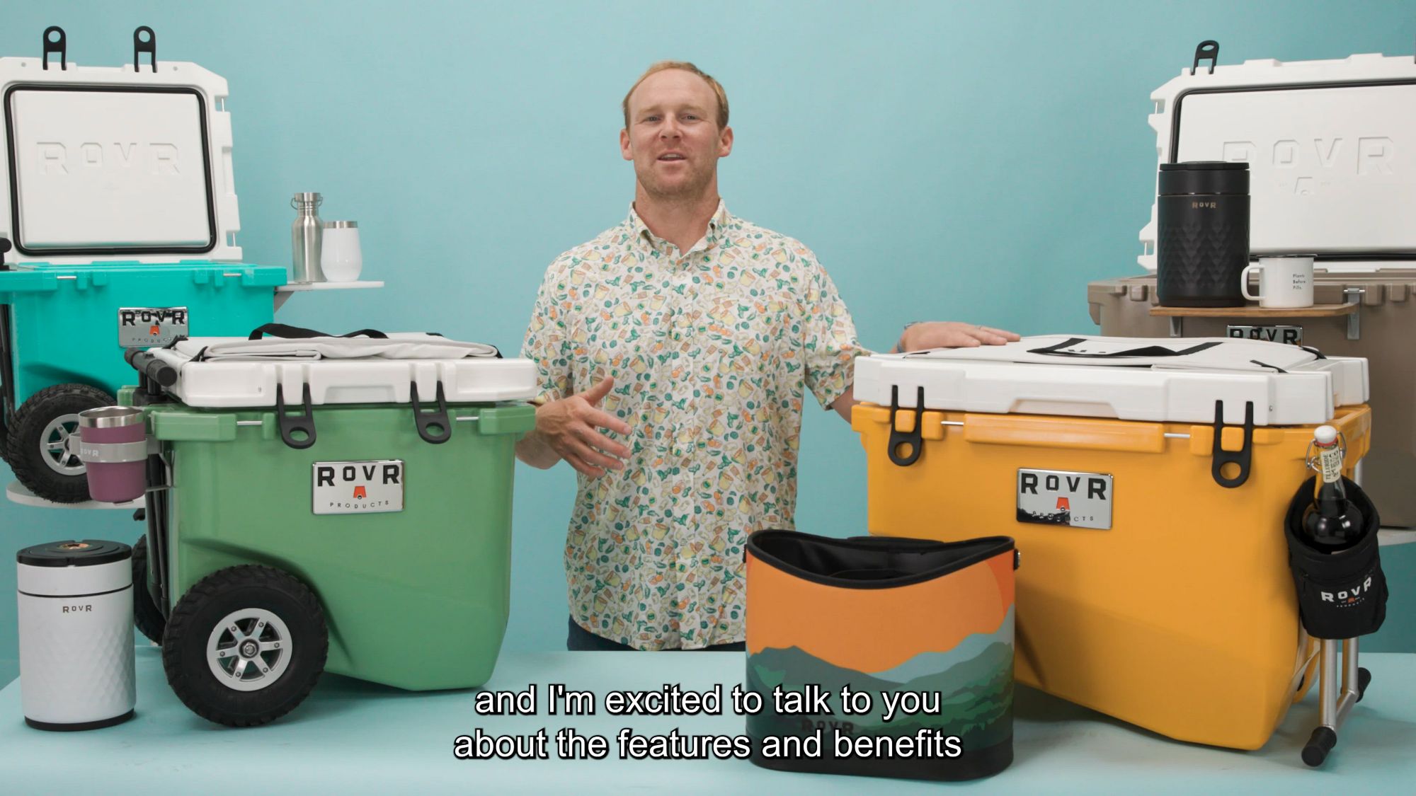 RovR RollR 45 Wheeled Portable Cooler product