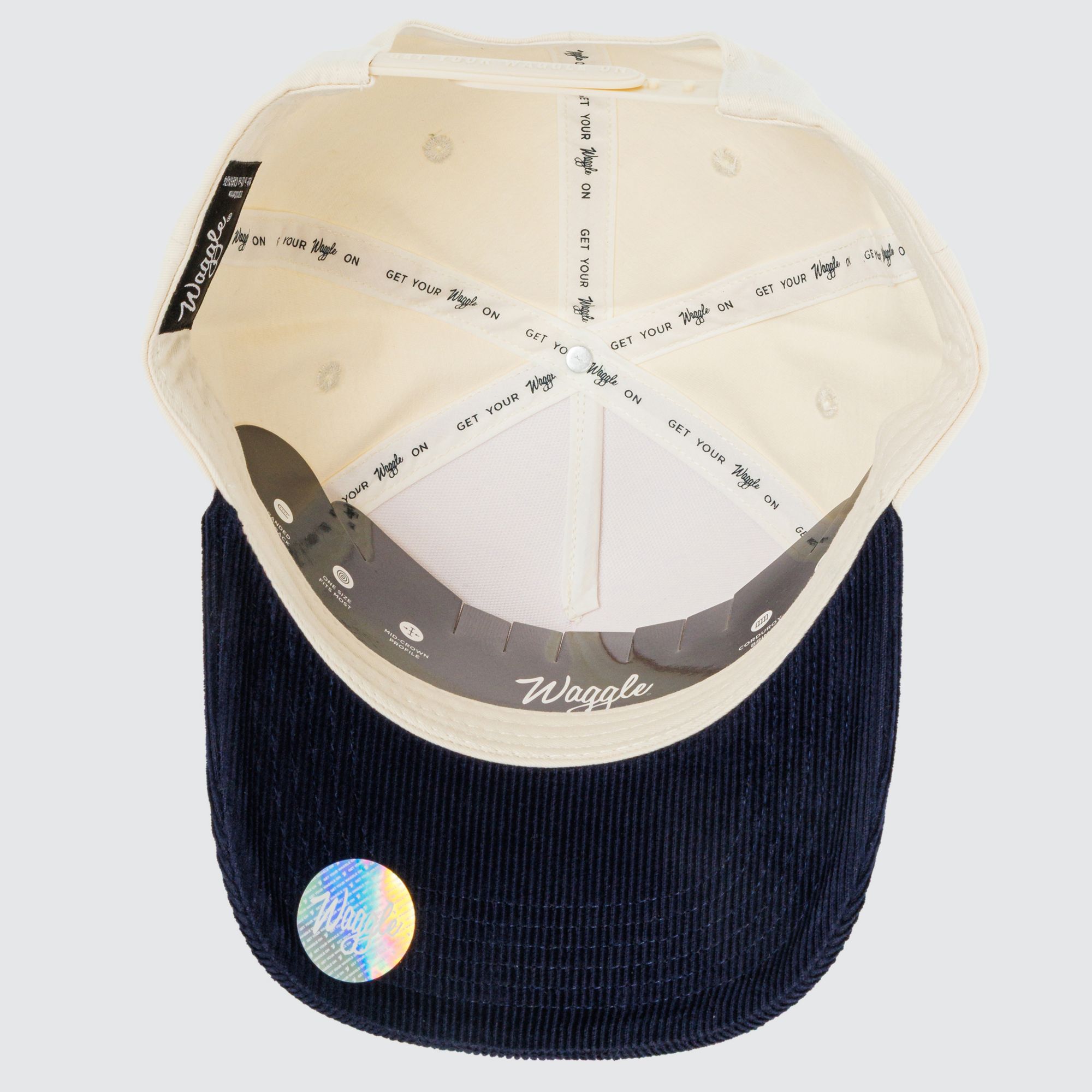 Waggle Men's Rooster Corduroy Golf Hat product image
