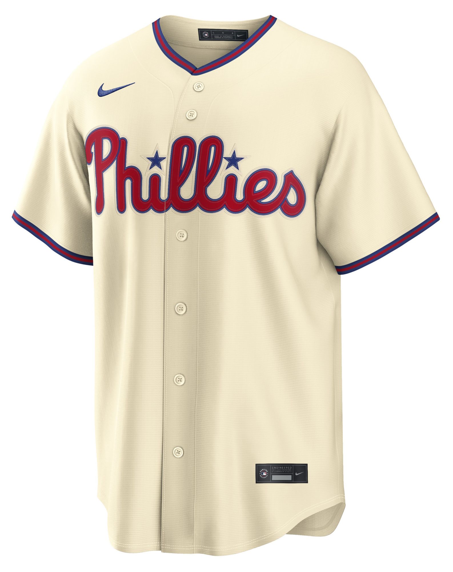 Nike Men's Philadelphia Phillies White Bryce Harper #3 Alternate Replica Jersey product image