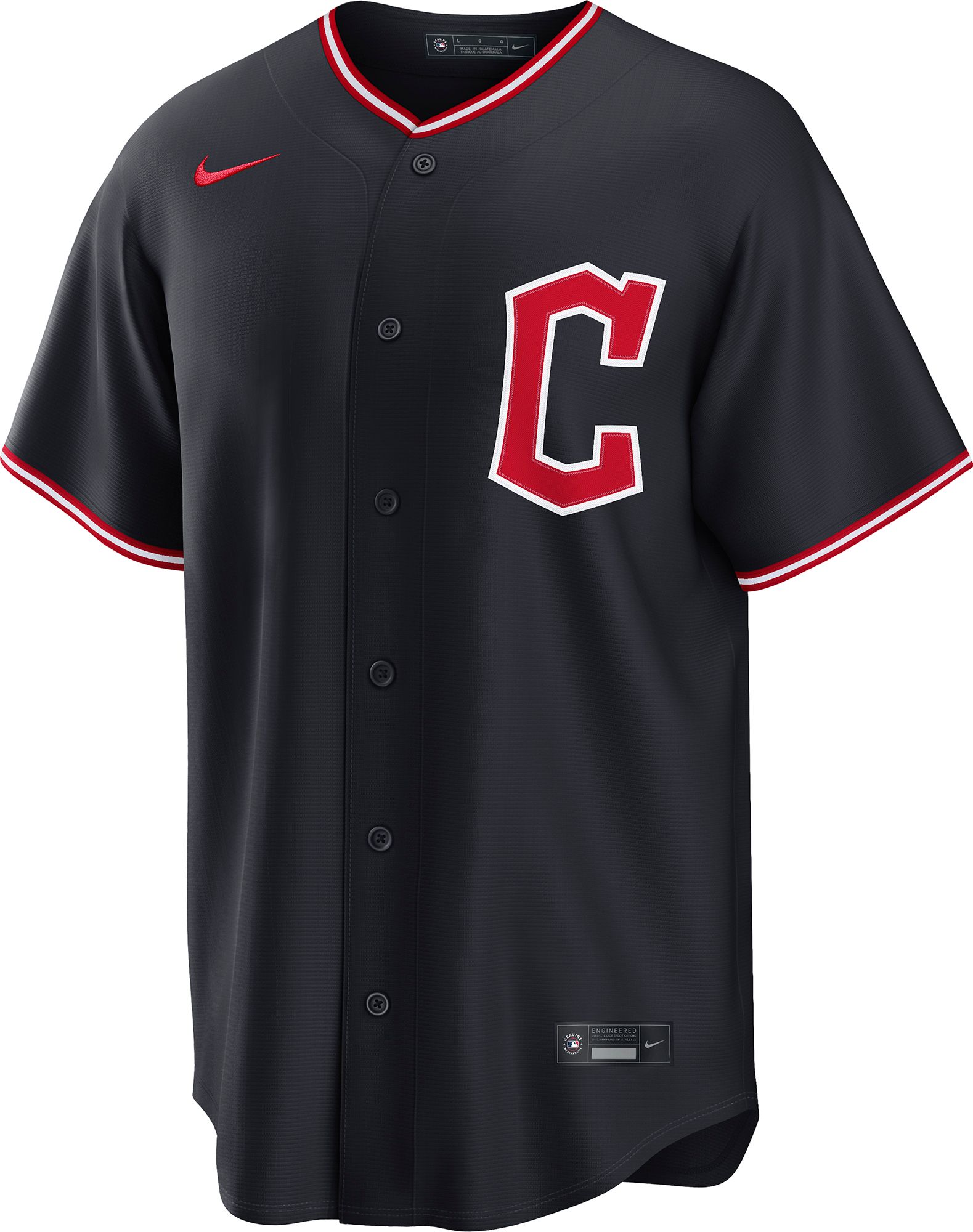 Nike Men's Cleveland Guardians Jose Ramirez #11 Blue Alternate Replica Jersey product image
