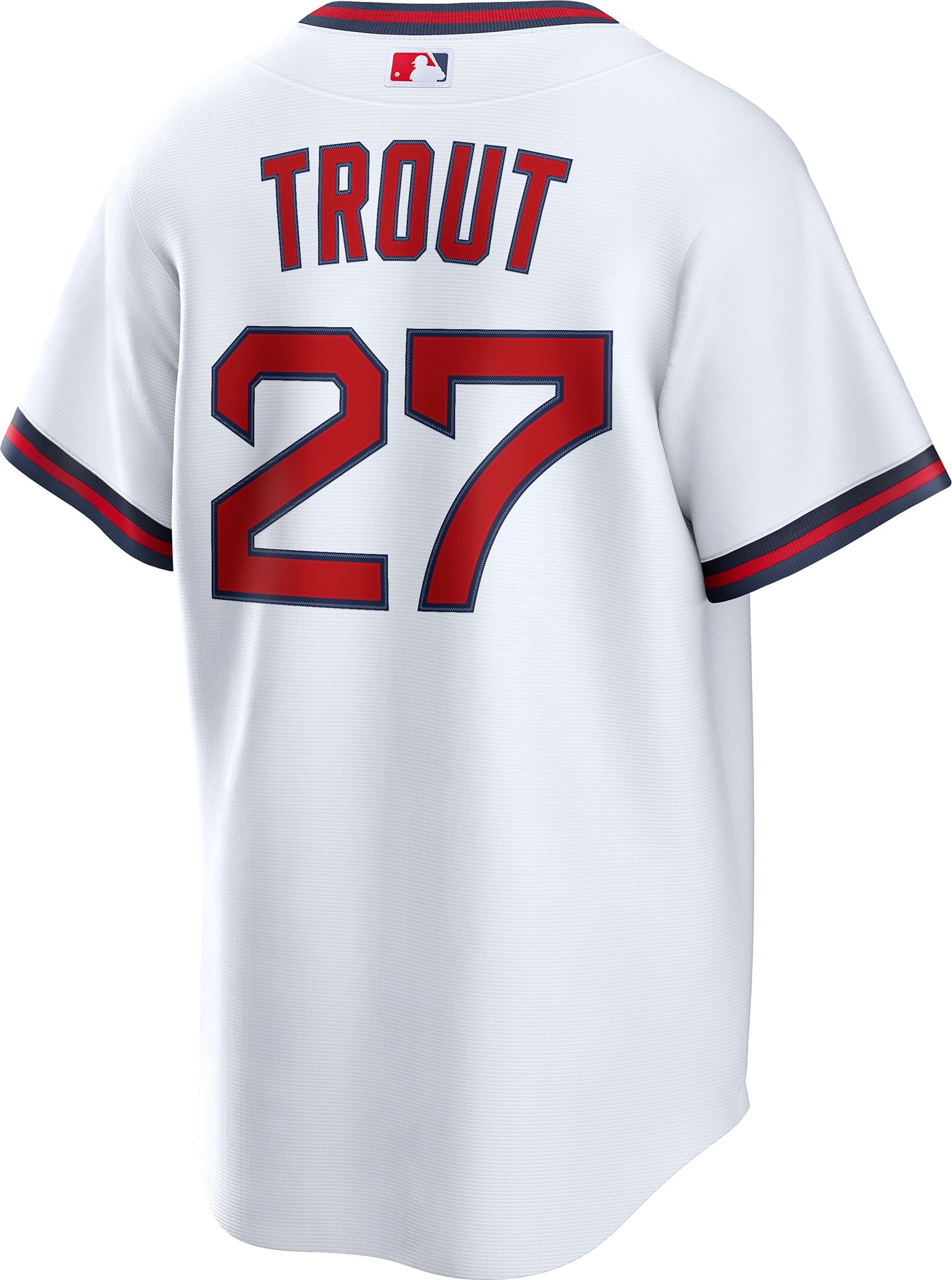 Nike Men's Los Angeles Angels White Mike Trout #27 Alternate Replica Jersey product image