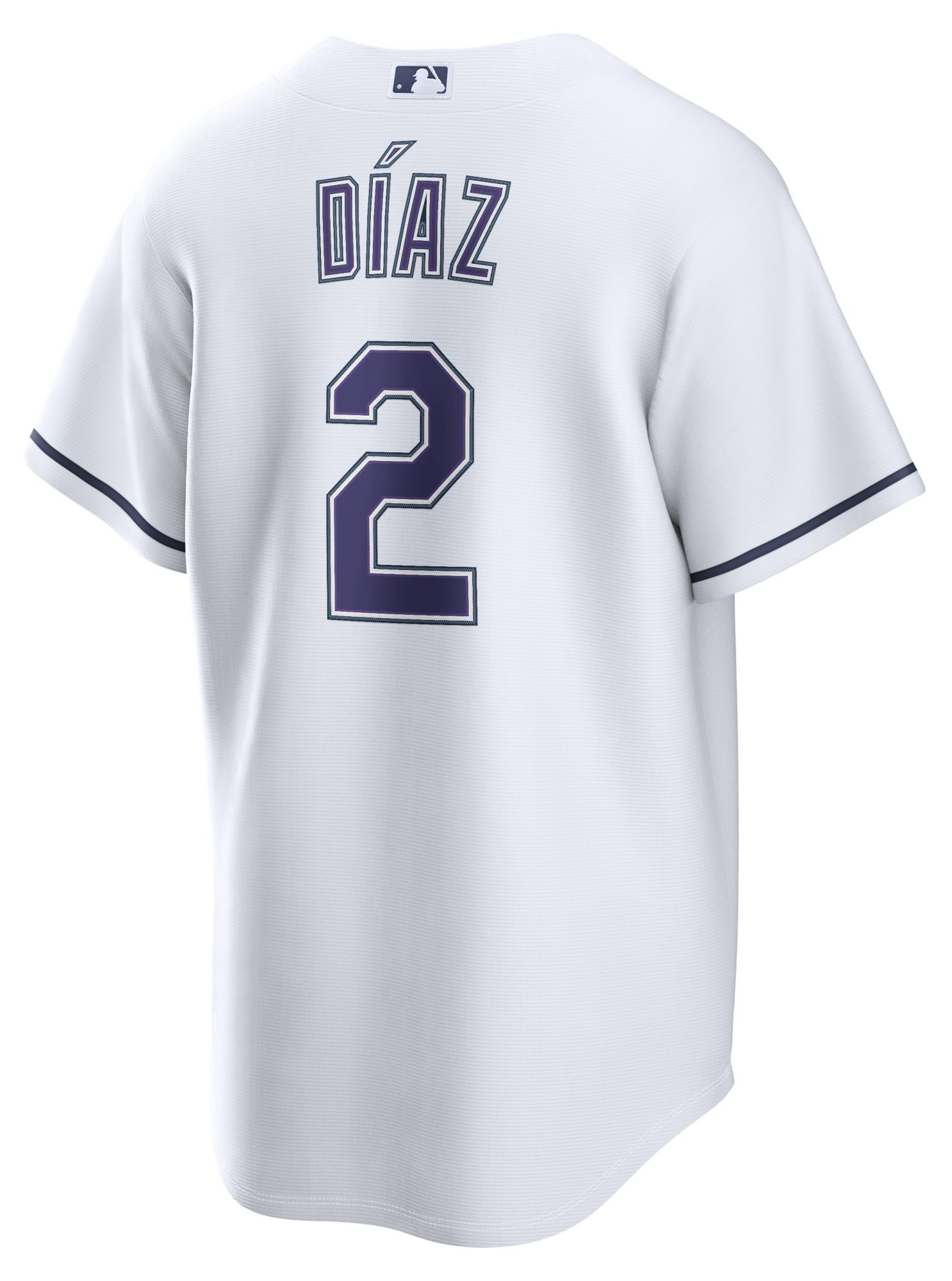 Nike Men's Tampa Bay Rays Yandy Diaz #2 White Alternate 2 Replica Jersey product image