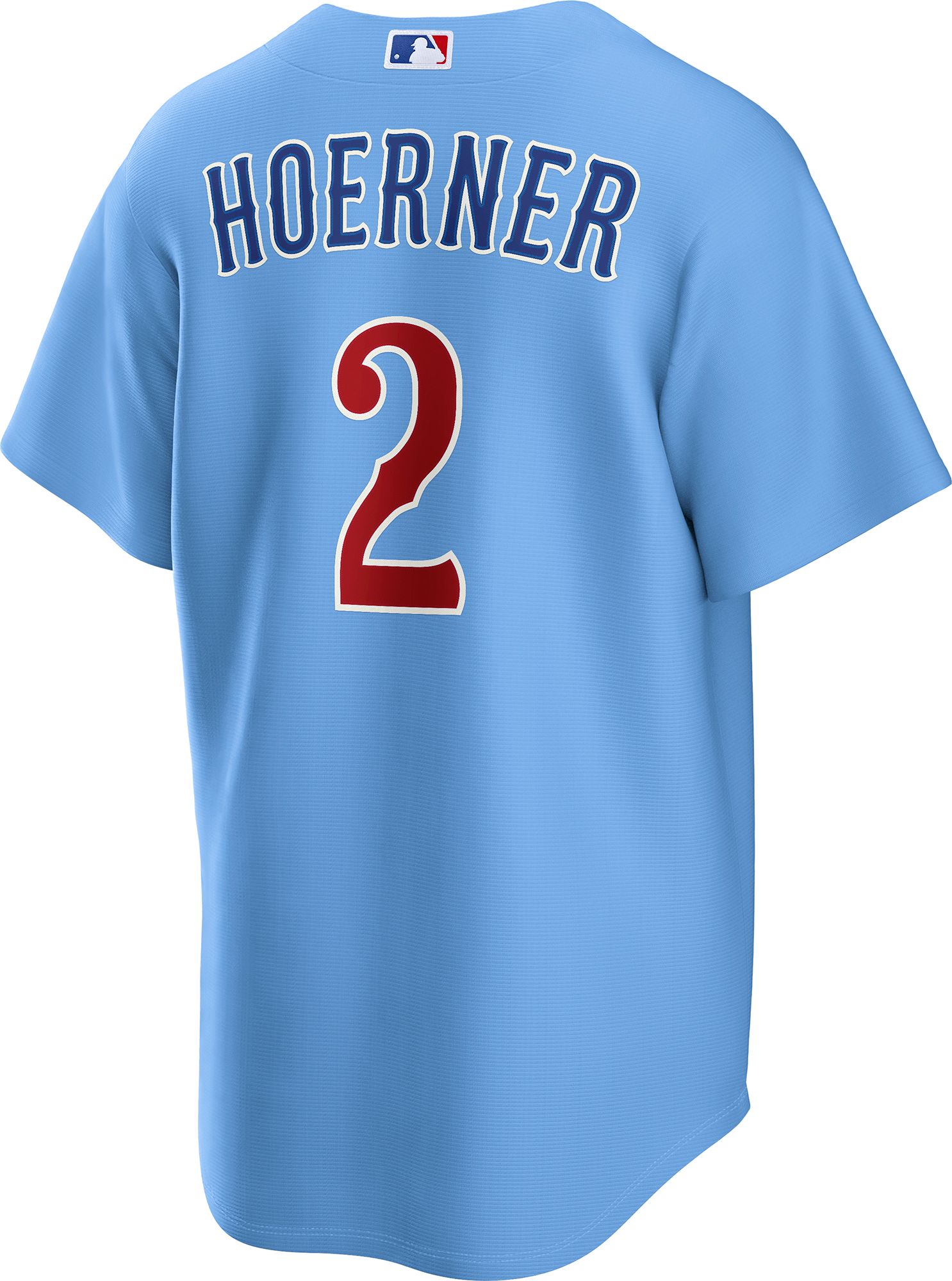 Nike Men's Chicago Cubs Blue Nico Hoerner #2 Alternate Replica Jersey product image