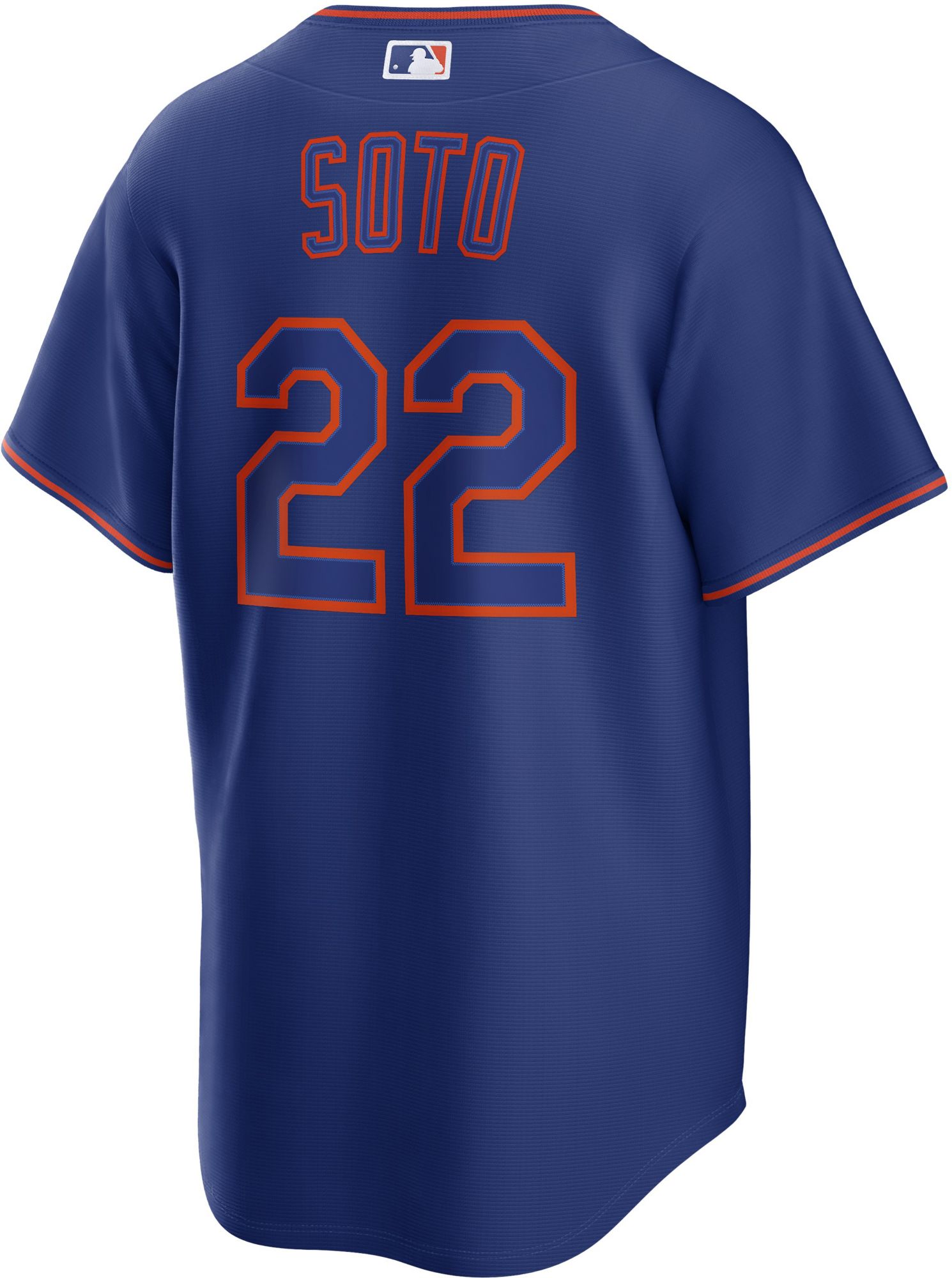 Nike Men's New York Mets Blue Juan Soto #22 Alternate Replica Jersey product image
