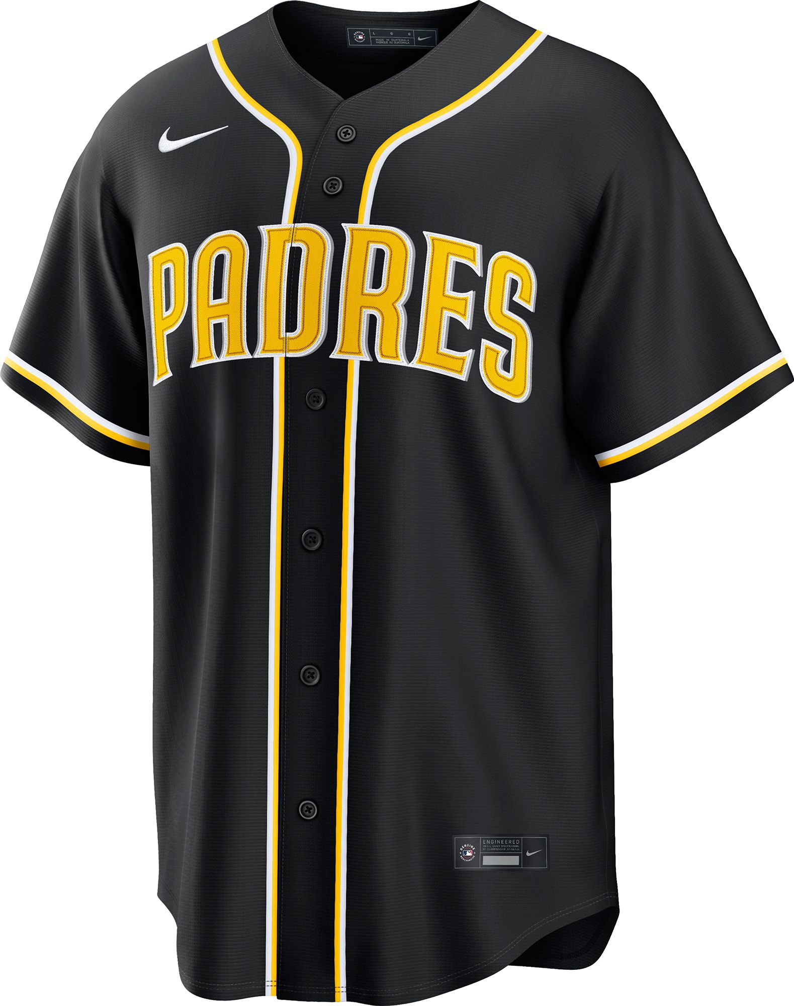 Nike Men's San Diego Padres Black Fernando Tatis Jr. #23 Carbon Replica Jersey product image