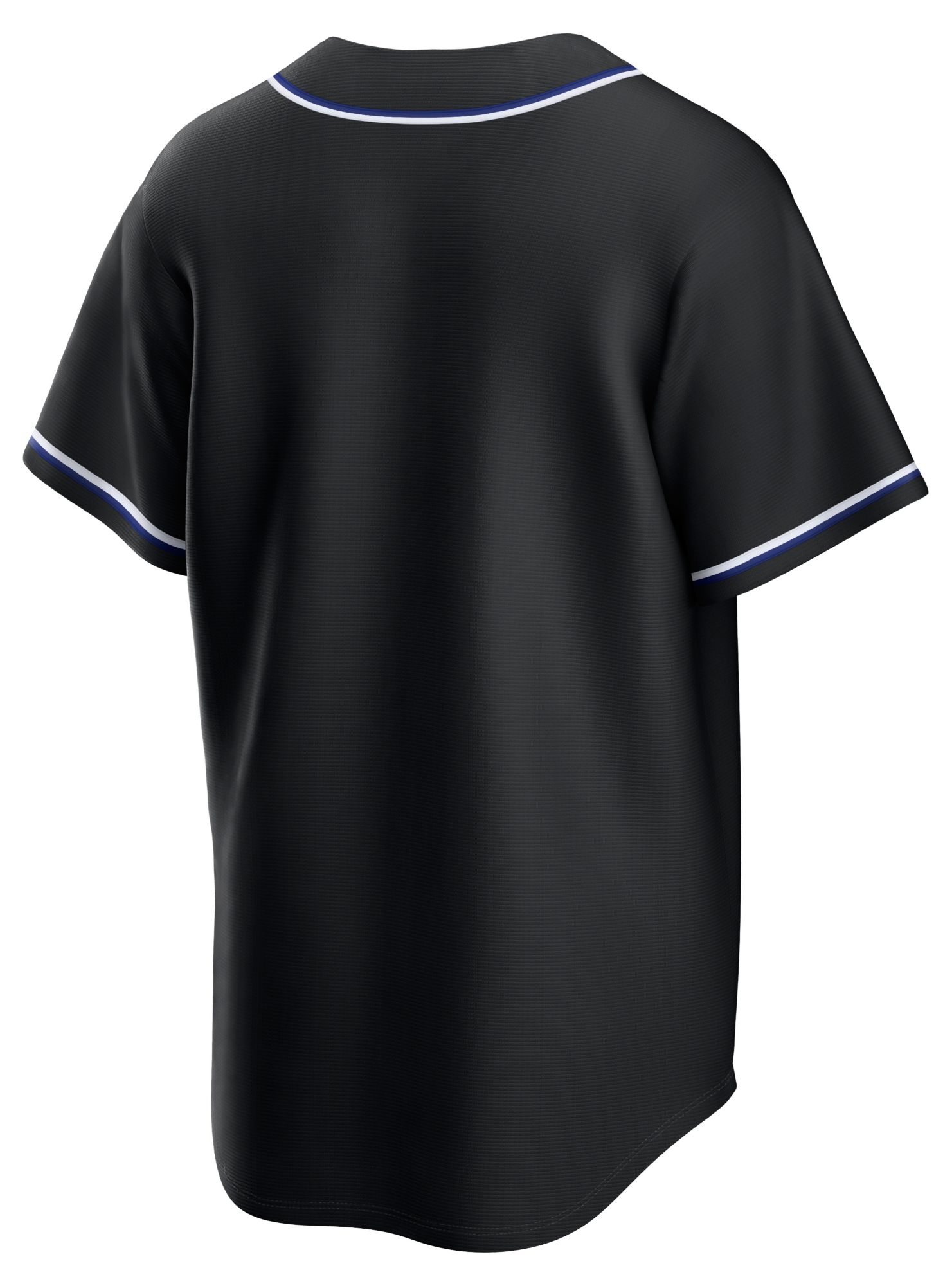 Nike Men's Los Angeles Dodgers Black Blank Carbon Replica Jersey product image