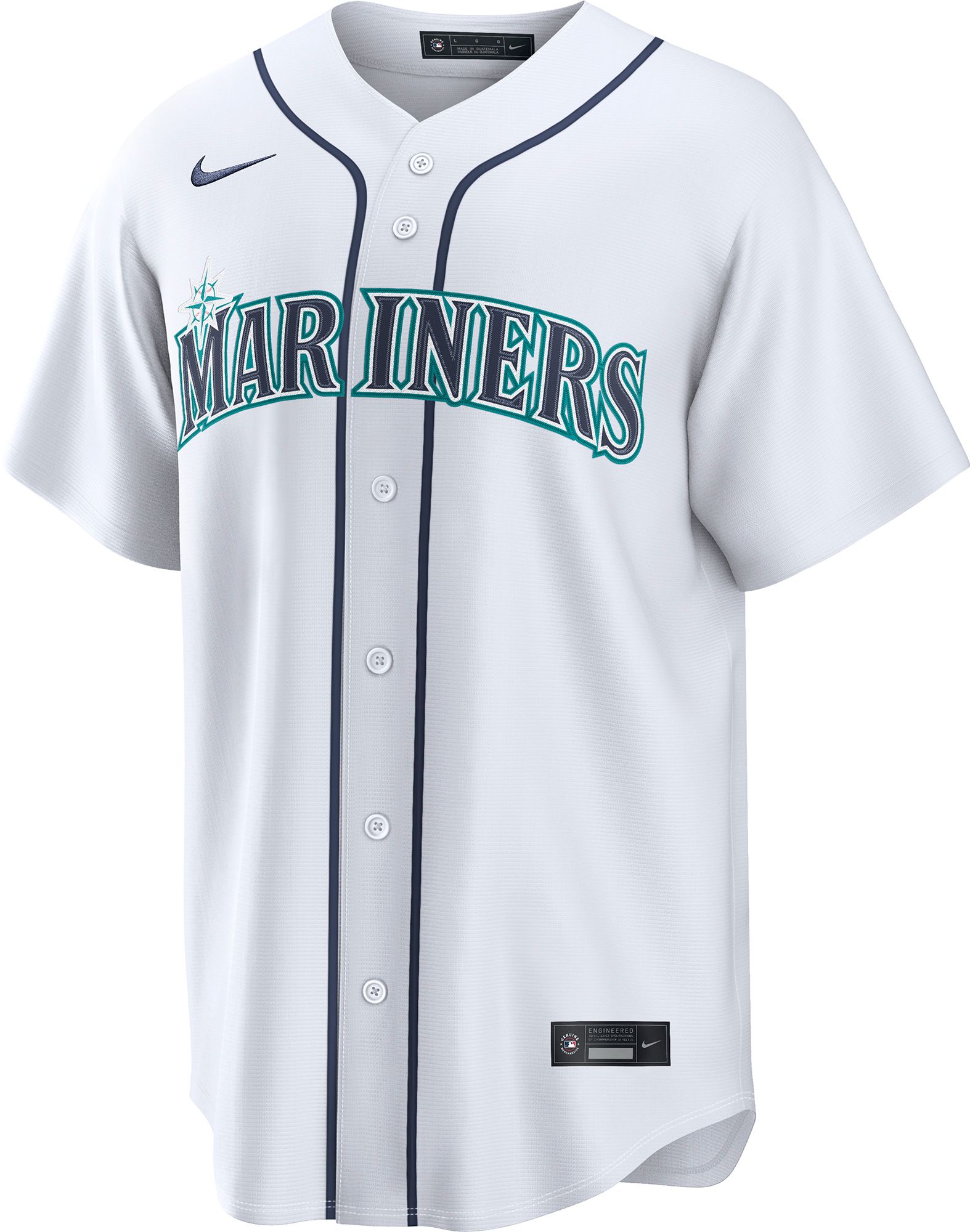 Nike Men's Seattle Mariners White Cal Raleigh #29 Home Replica Jersey product image