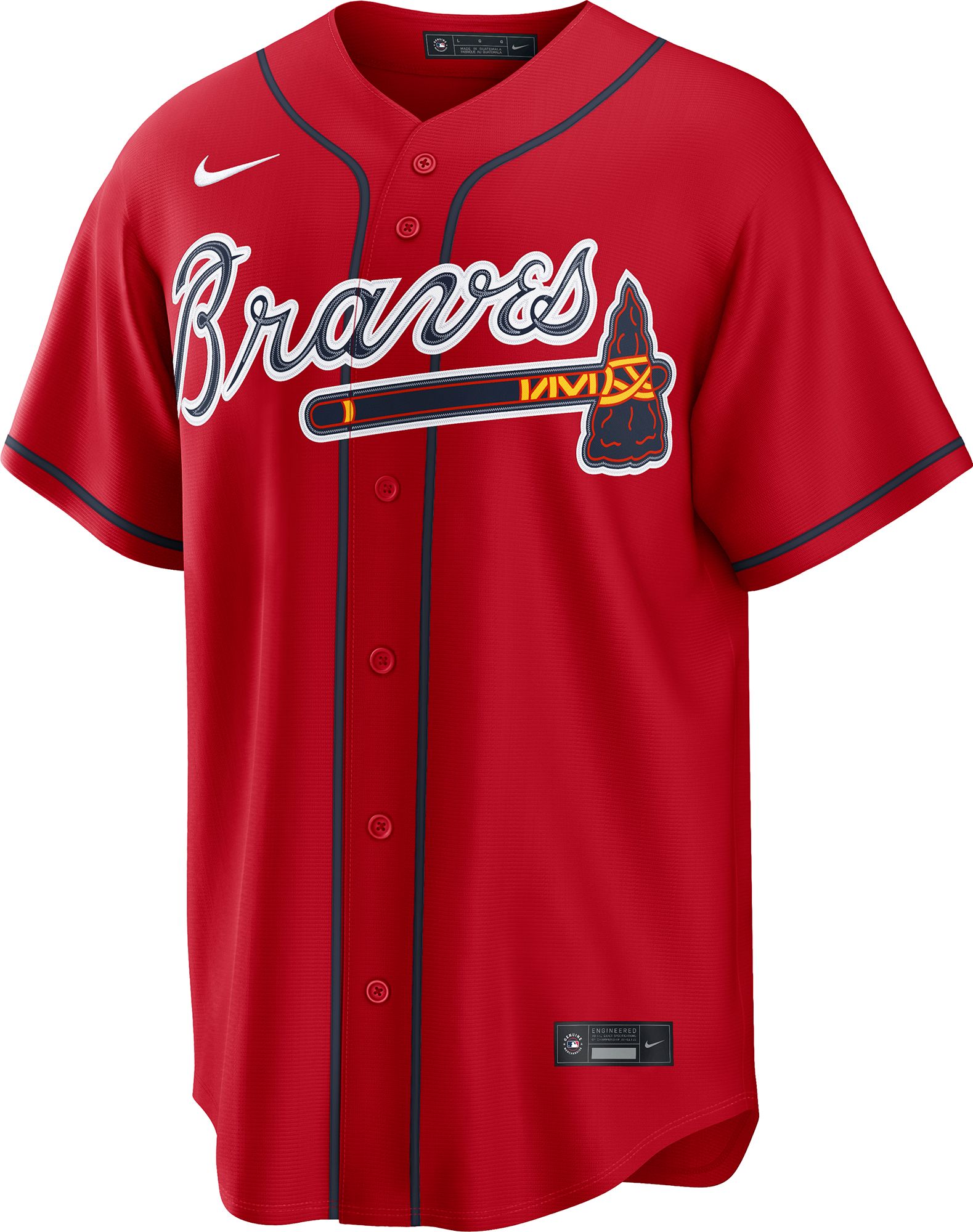 Nike Women's Atlanta Braves Red Ronald Acuna #13 Alternate Replica Jersey product image