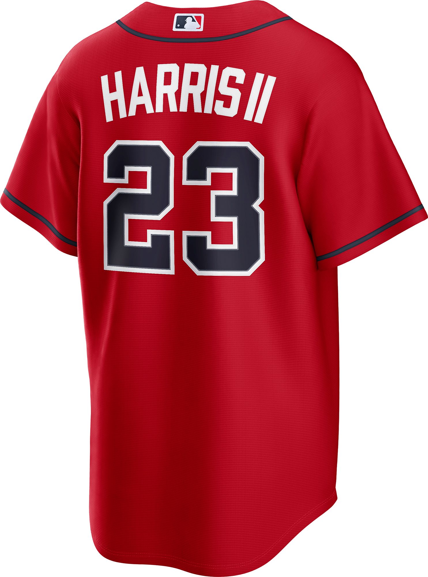 Nike Men's Atlanta Braves Red Michael Harris II #23 Alternate Replica Jersey product image