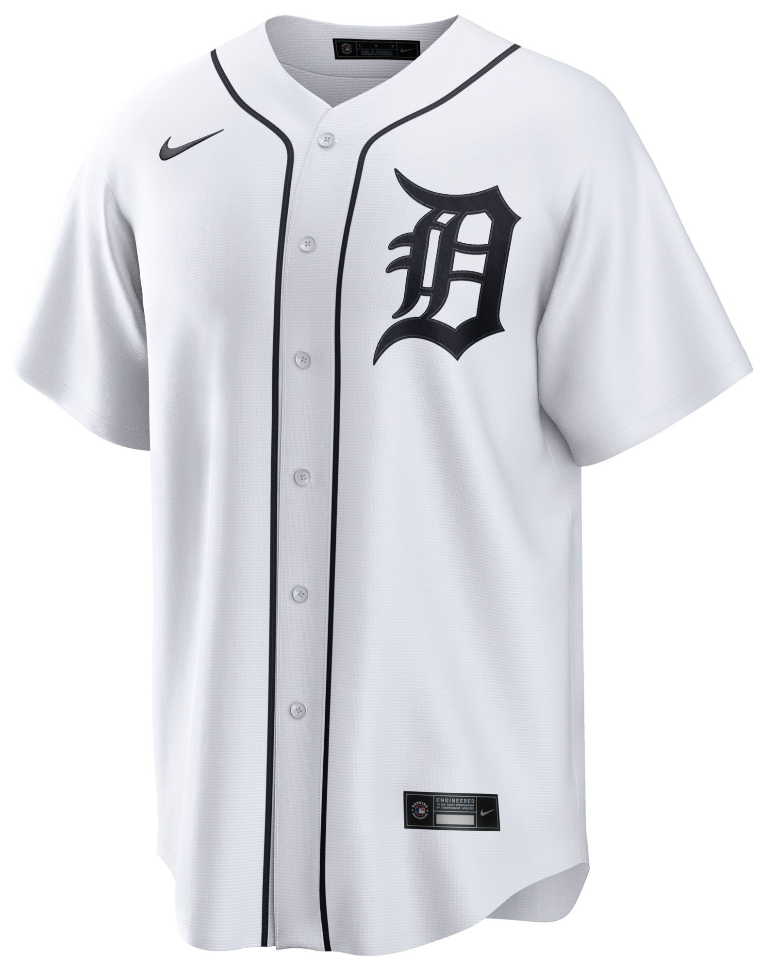 Nike Men's Detroit Tigers Riley Greene #31 White Home Replica Jersey product image