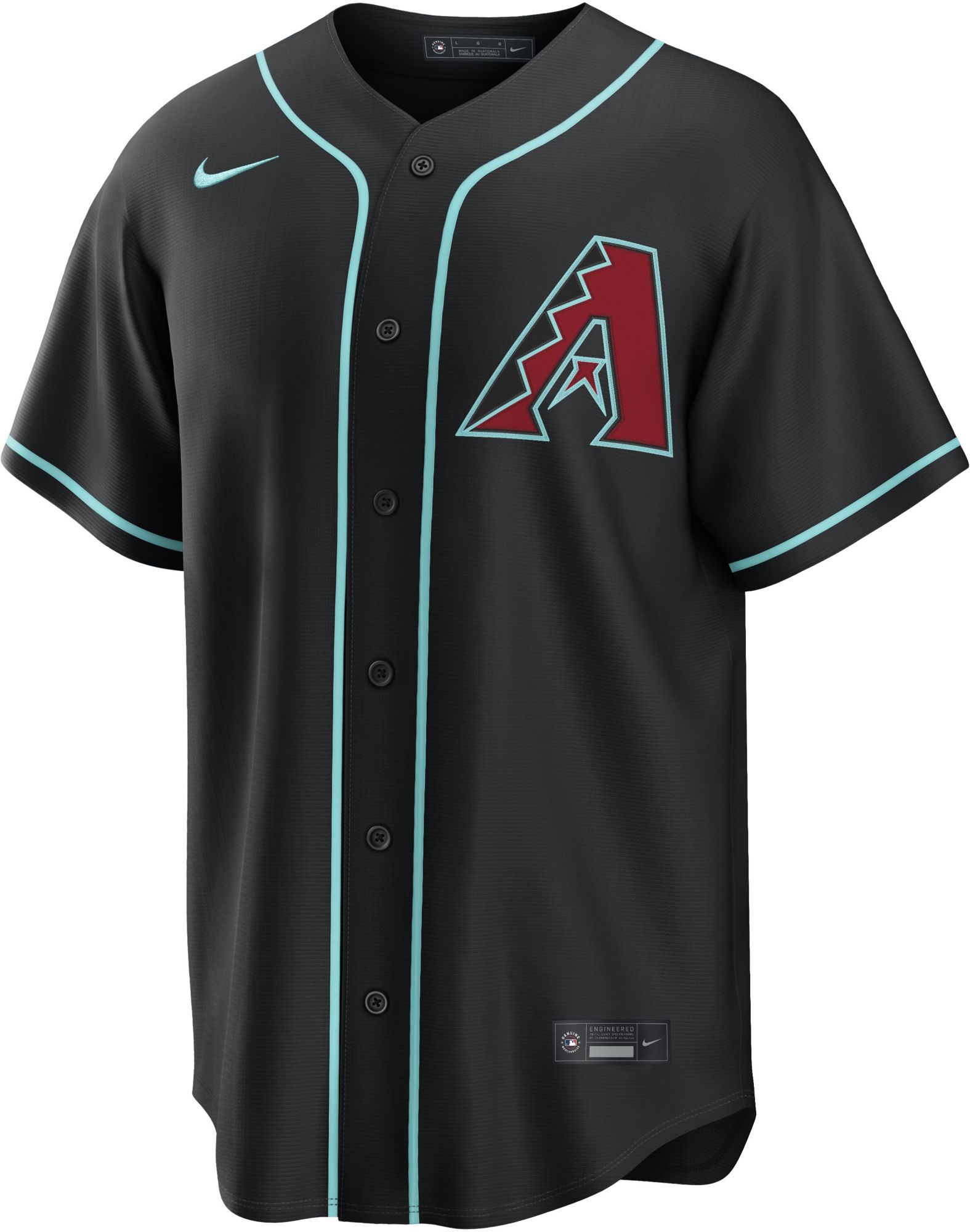 Nike Men's Arizona Diamondbacks Black Corbin Carroll #7 Alternate Replica Jersey product image