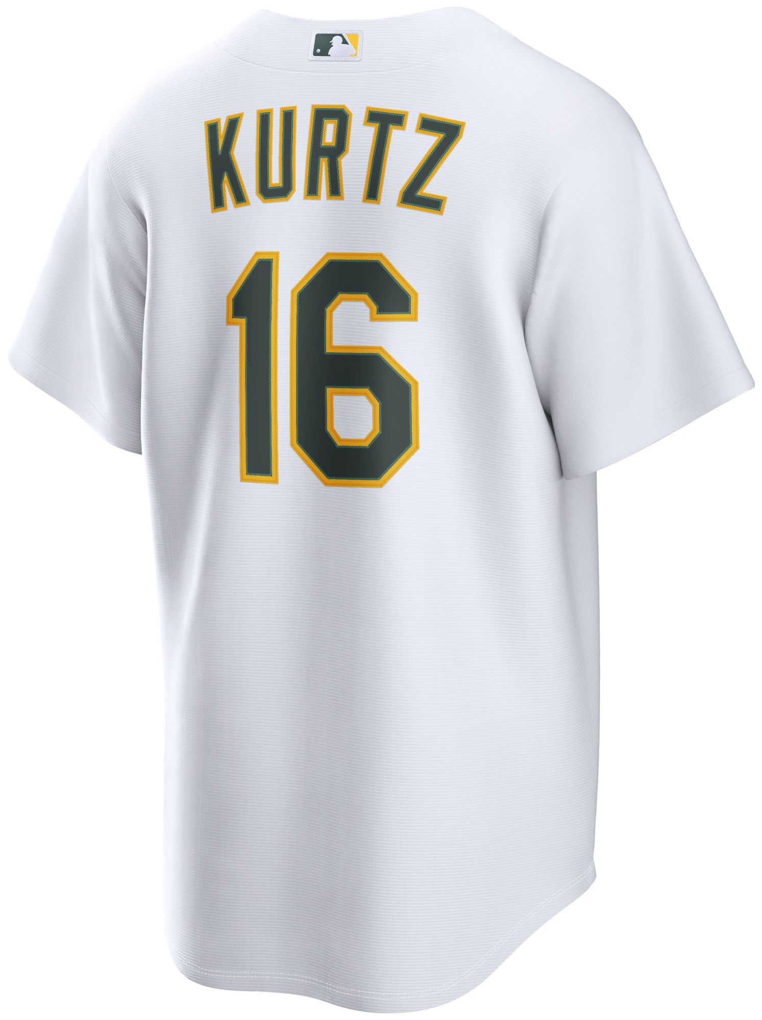 Nike Men's Athletics White Nick Kurtz #16 Home Replica Jersey product image