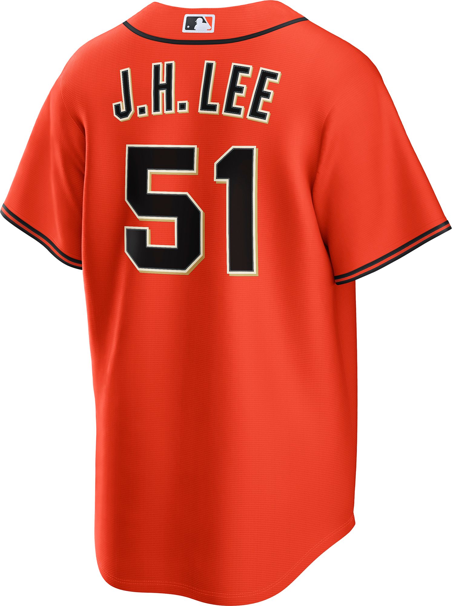 Nike Men's San Francisco Giants Orange Jung Hoo Lee #51 Alternate Replica Jersey product image