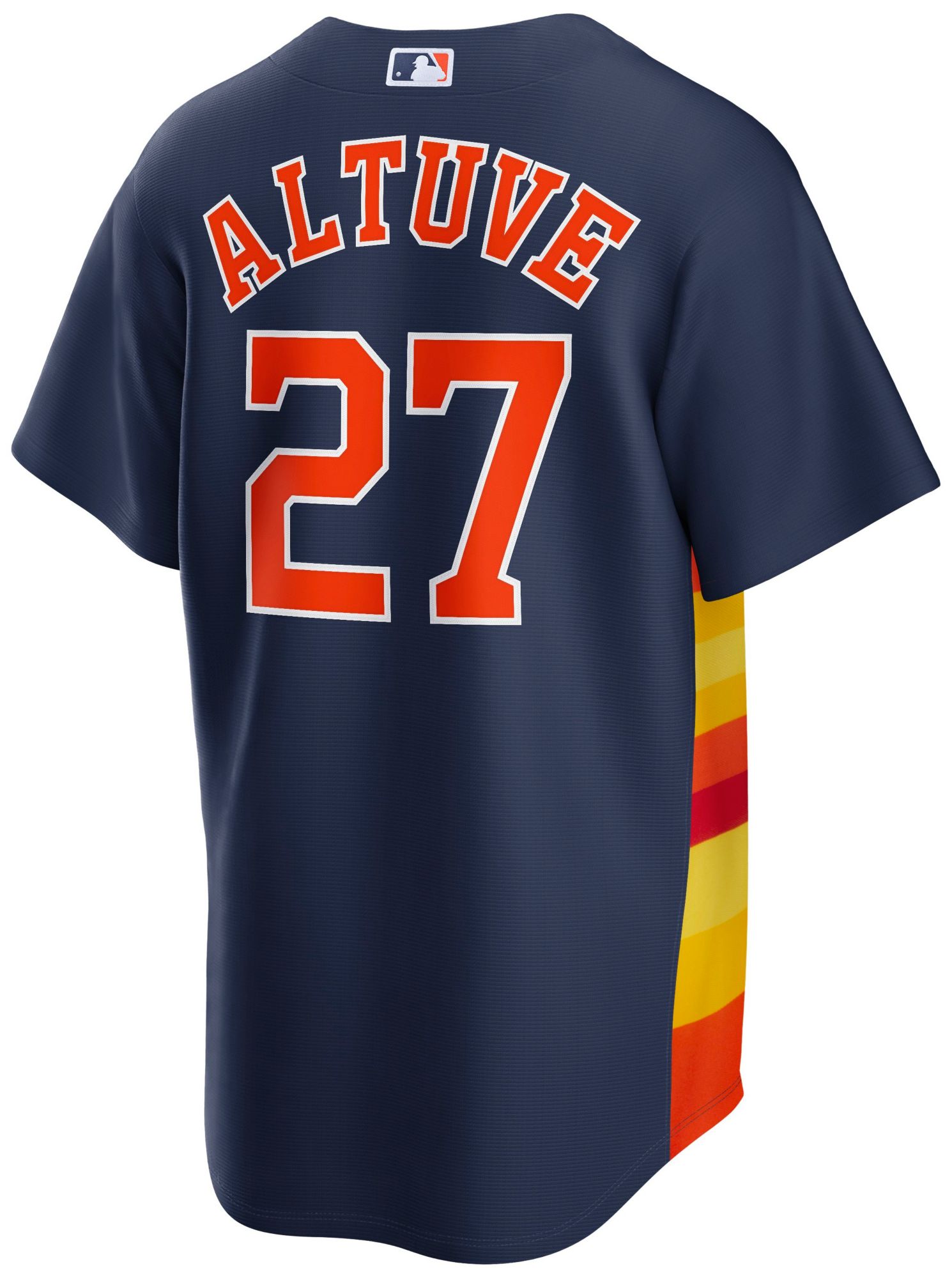 Nike Men's Houston Astros Navy José Altuve #27 Alternate Replica Jersey product image