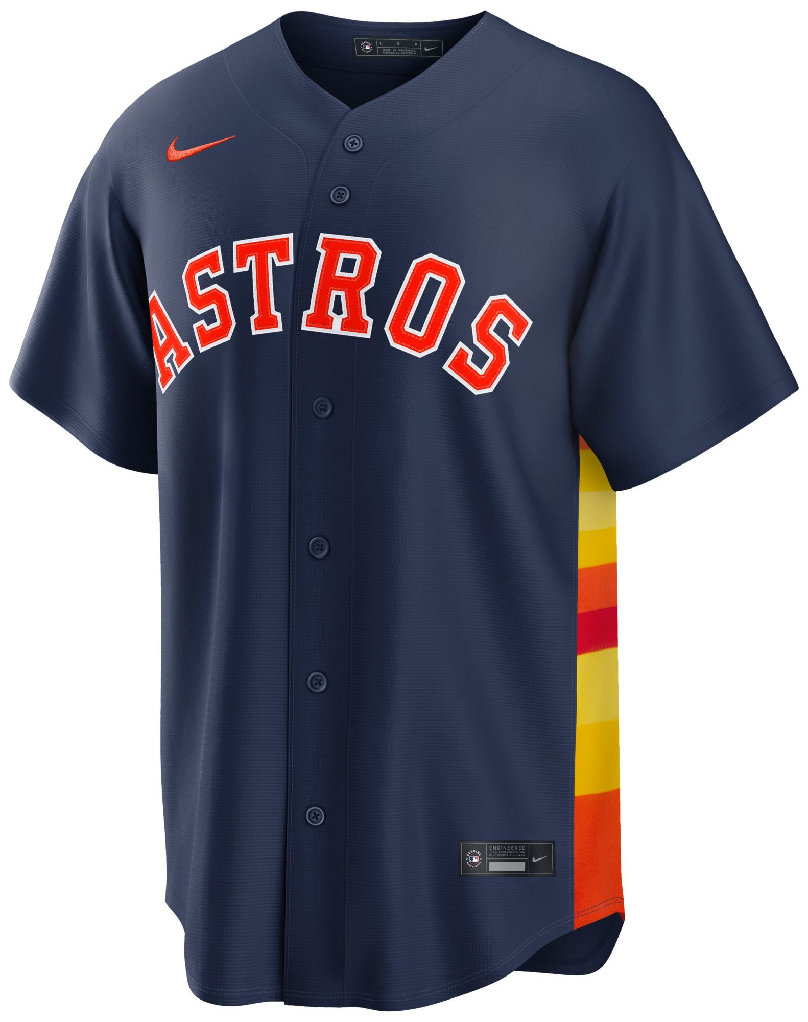 Nike Men's Houston Astros Navy José Altuve #27 Alternate Replica Jersey product image