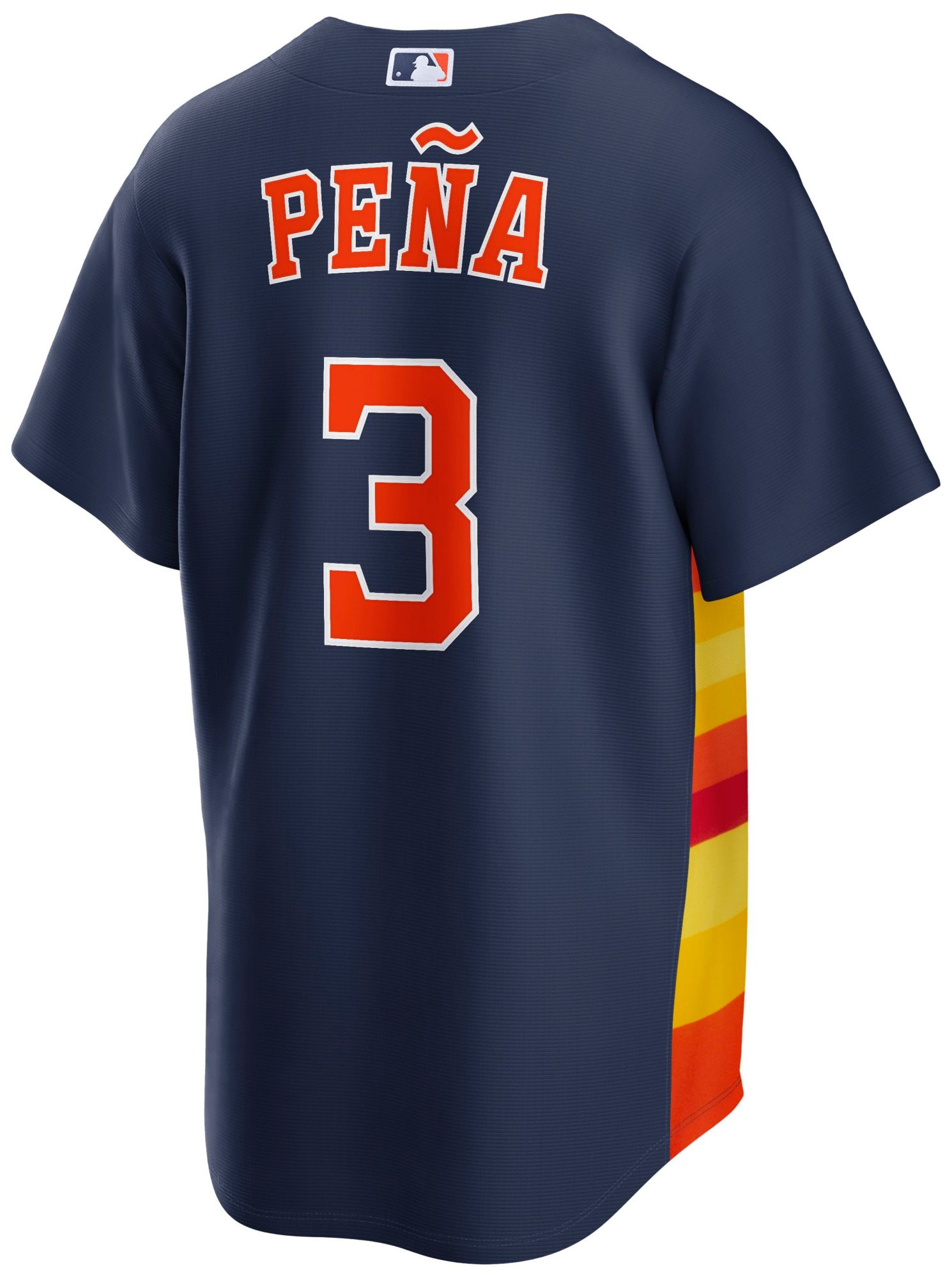 Nike Men's Houston Astros Navy Jeremy Peña #3 Alternate Replica Jersey product image