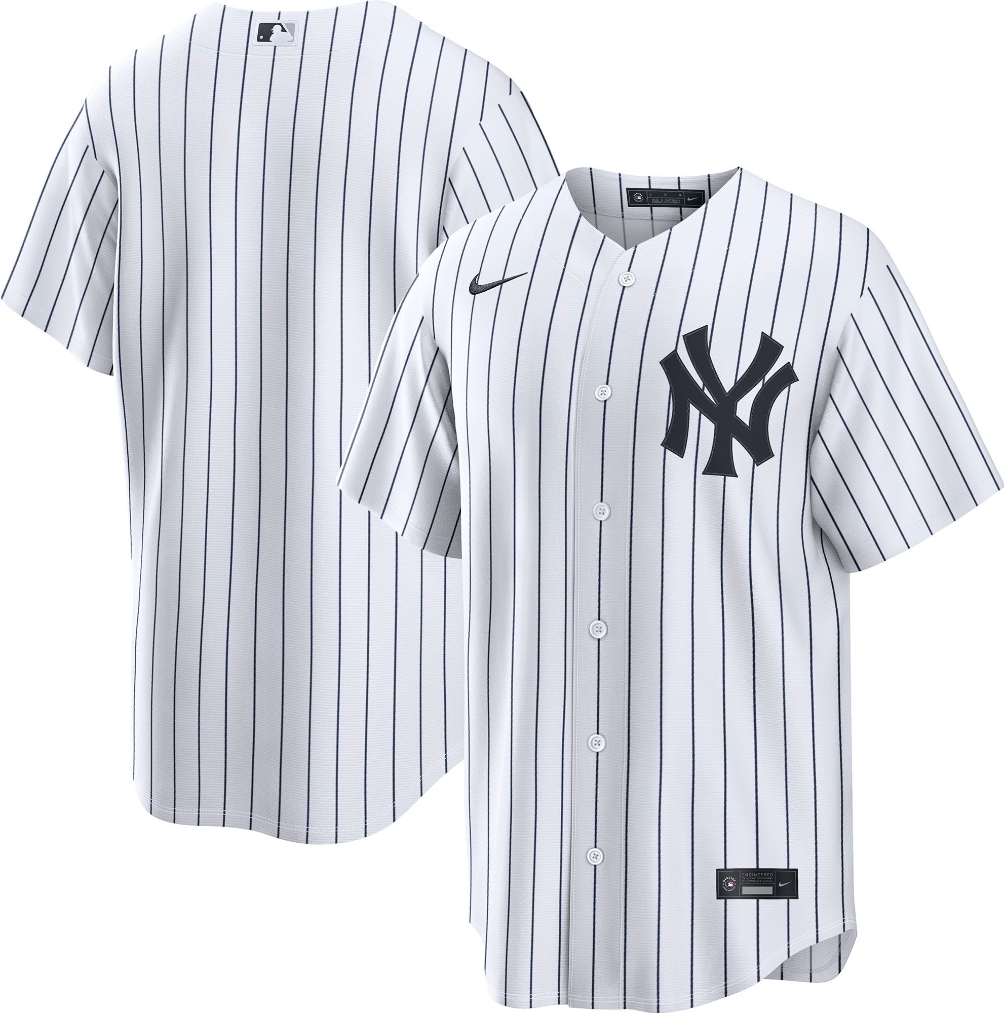 Nike Men's New York Yankees White Blank Home Replica Jersey product image