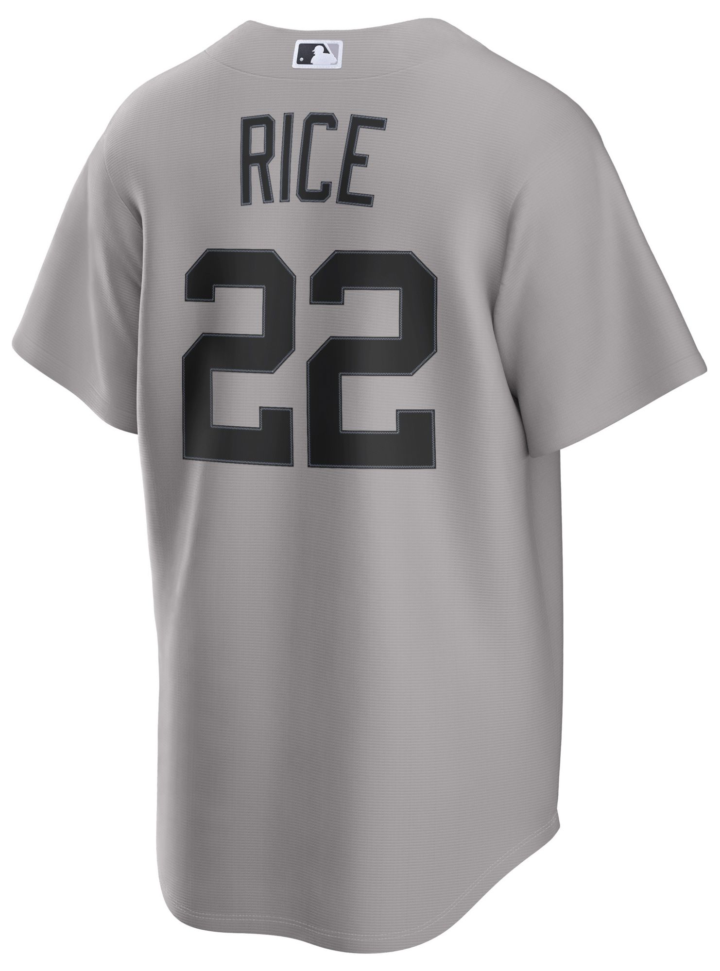 Nike Men's New York Yankees Grey Ben Rice #22 Road Replica Jersey product image