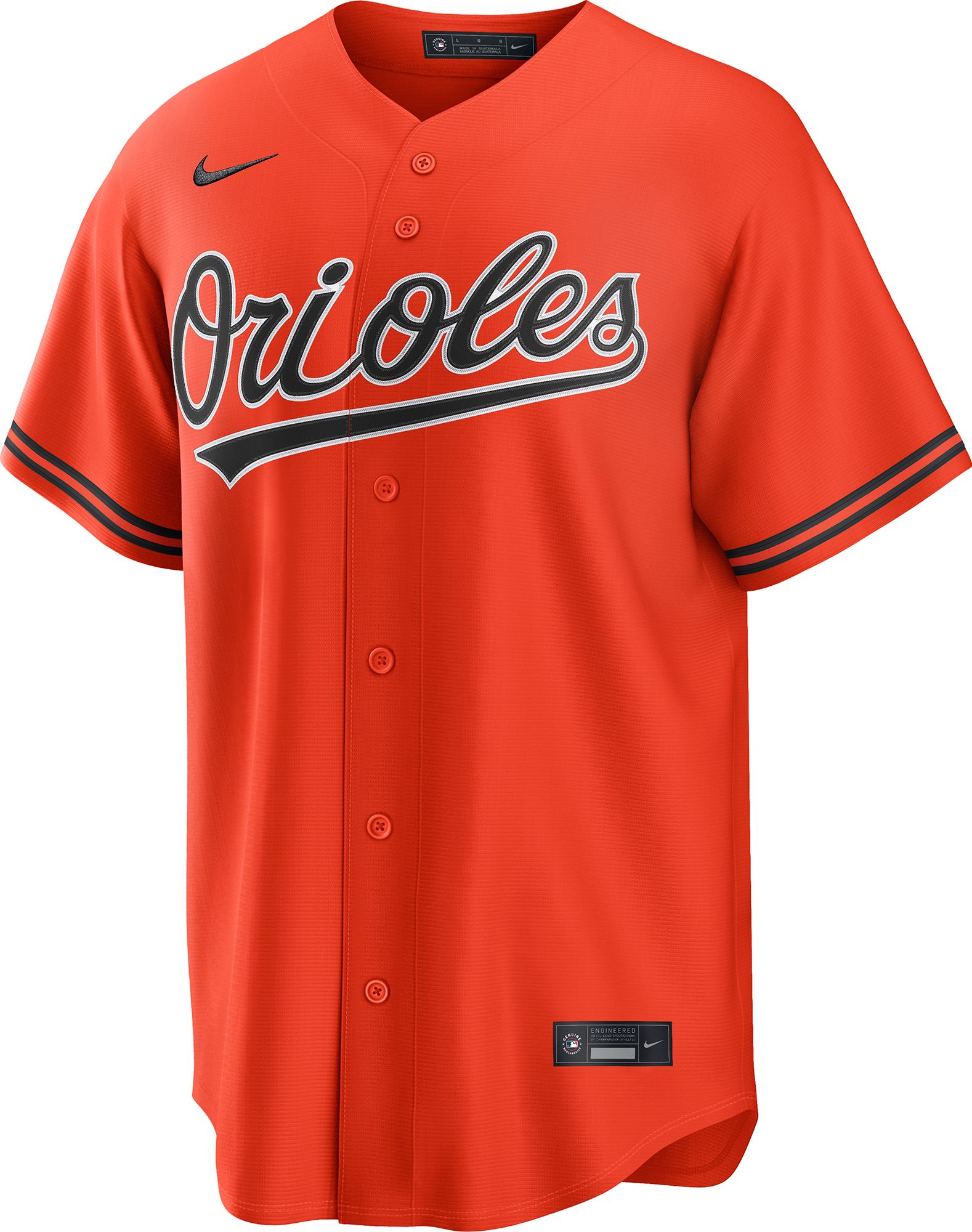 Nike Men's Baltimore Orioles Felix Bautista #74 Orange Alternate 2 Replica Jersey product image