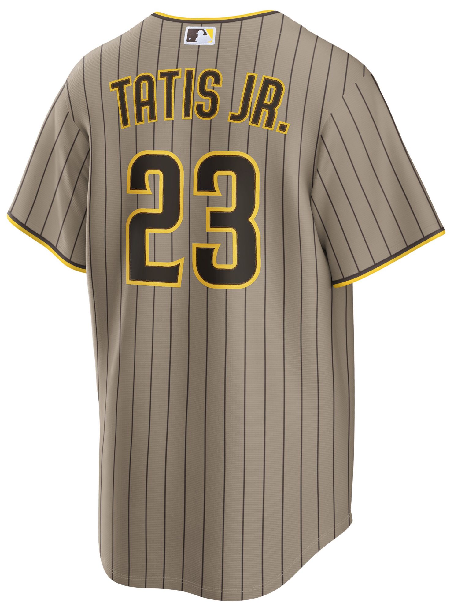 Nike Men's San Diego Padres Khaki Fernando Tatis Jr. #23 Alternate Replica Jersey product image
