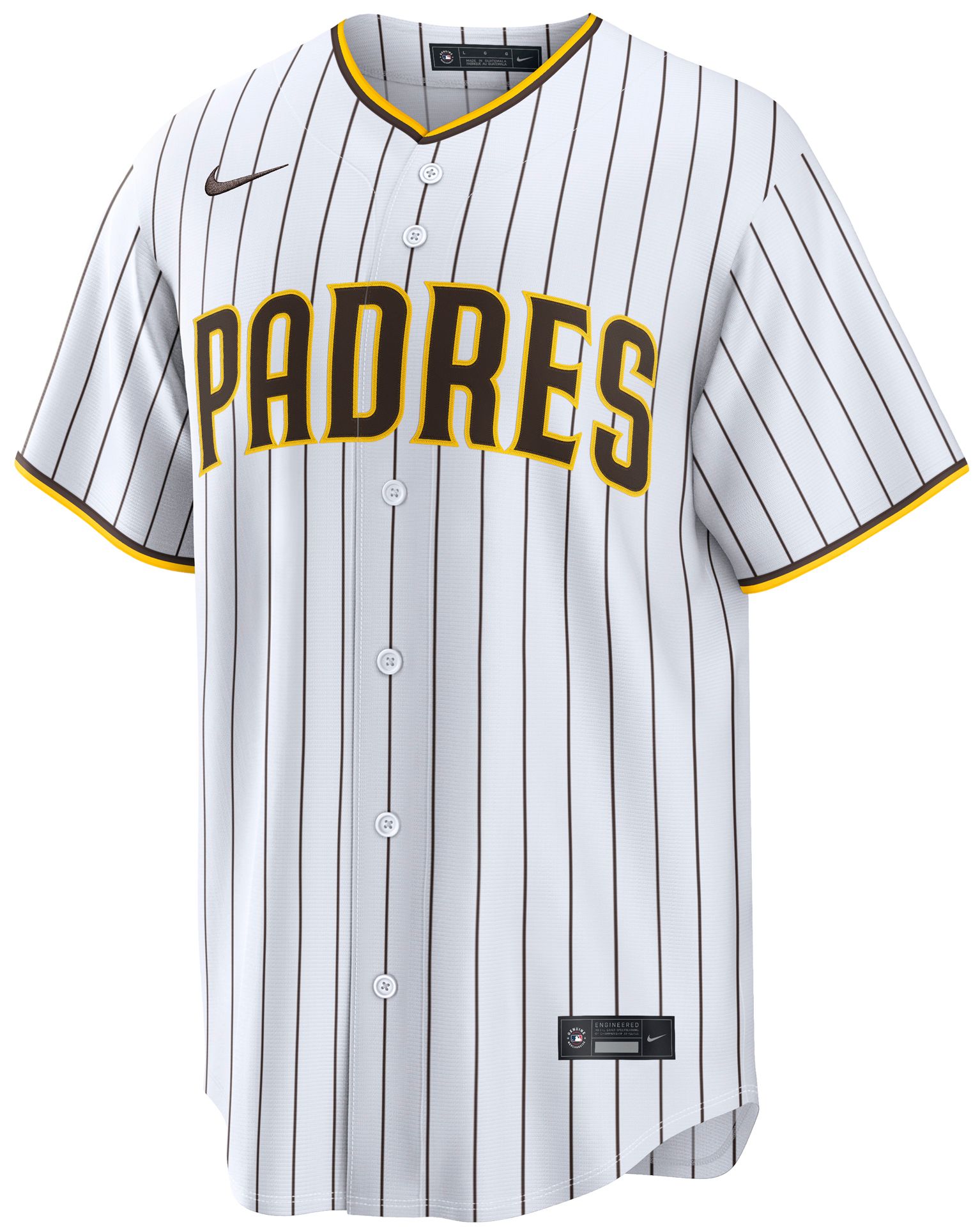 Nike Men's San Diego Padres Jackson Merrill #3 White Home Replica Jersey product image