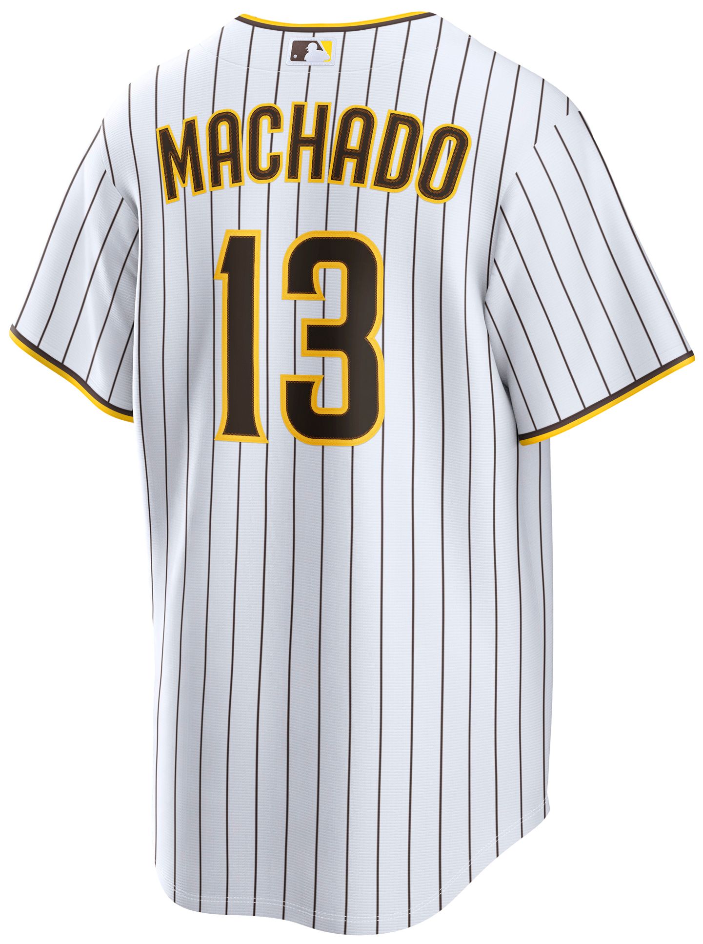 Nike Men's San Diego Padres Manny Machado #13 White Home Replica Jersey product image