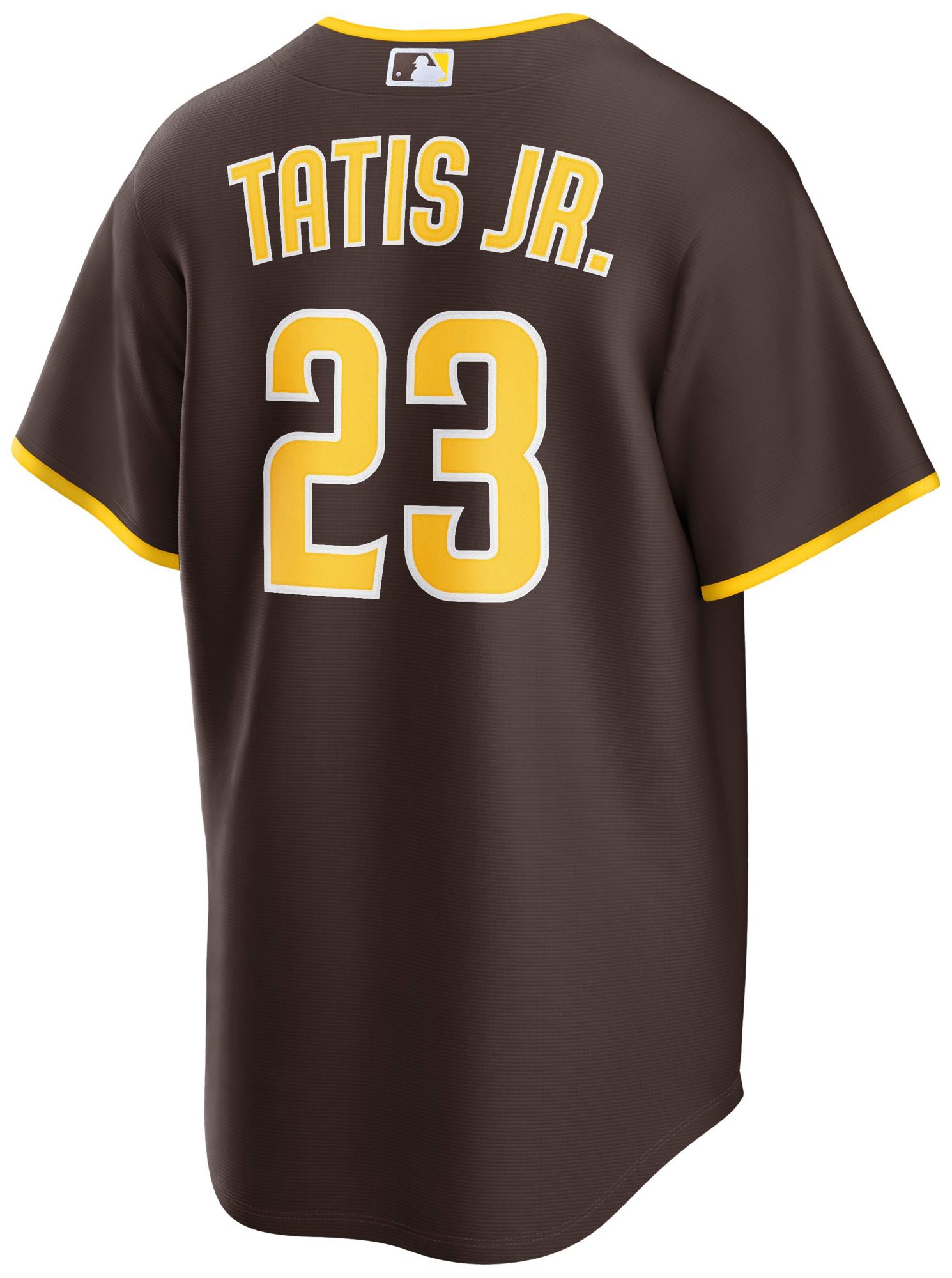 Nike Men's San Diego Padres Brown Fernando Tatis Jr. #23 Road Replica Jersey product image