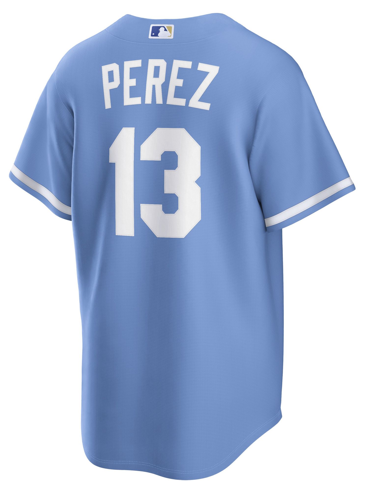 Nike Men's Kansas City Royals Salvador Perez #13 Blue Alternate Replica Jersey product image