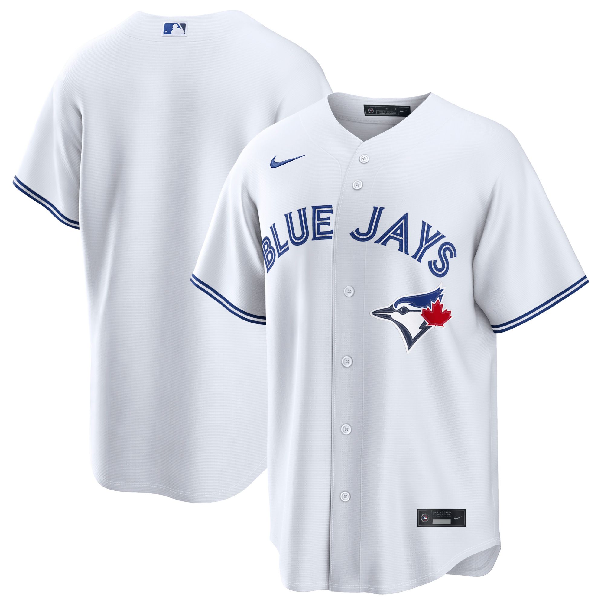 Nike Men's Toronto Blue Jays White Blank Home Replica Jersey product image