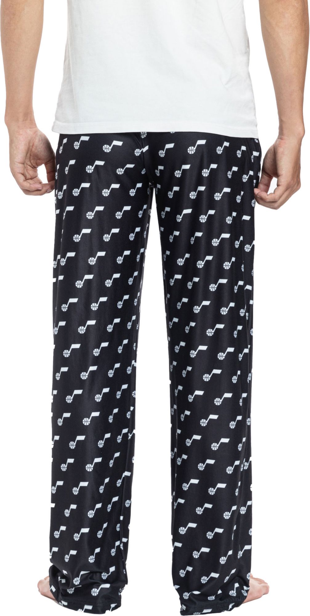 Dick's Sporting Goods Concepts Sports Utah Jazz Black All Over Print Knit  Pants