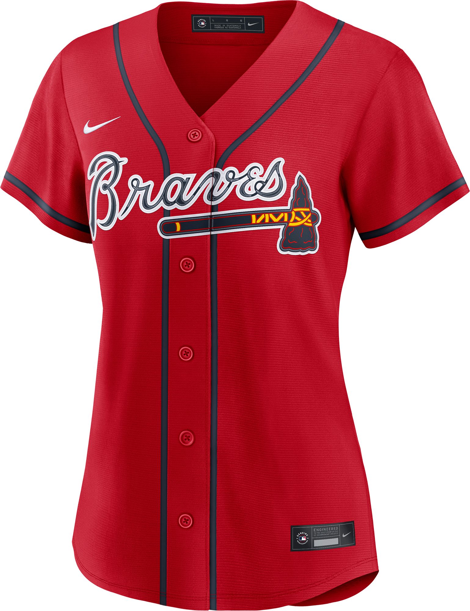 adidas Men's Atlanta Braves Black Ronald Acuna #13 Away Authentic Jersey product image