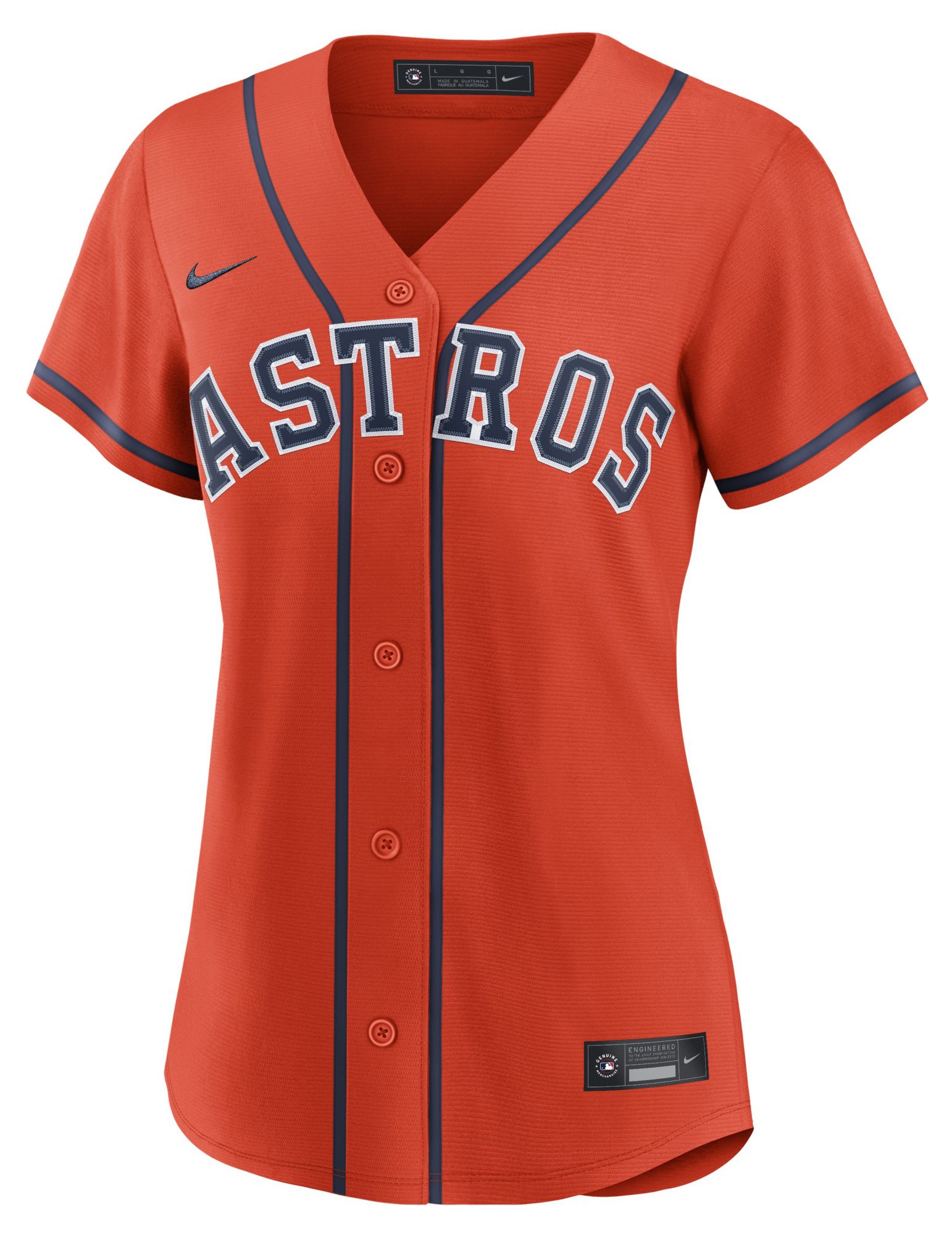 Nike Women's Houston Astros Jose Altuve #27 Orange Alternate Replica Jersey product image