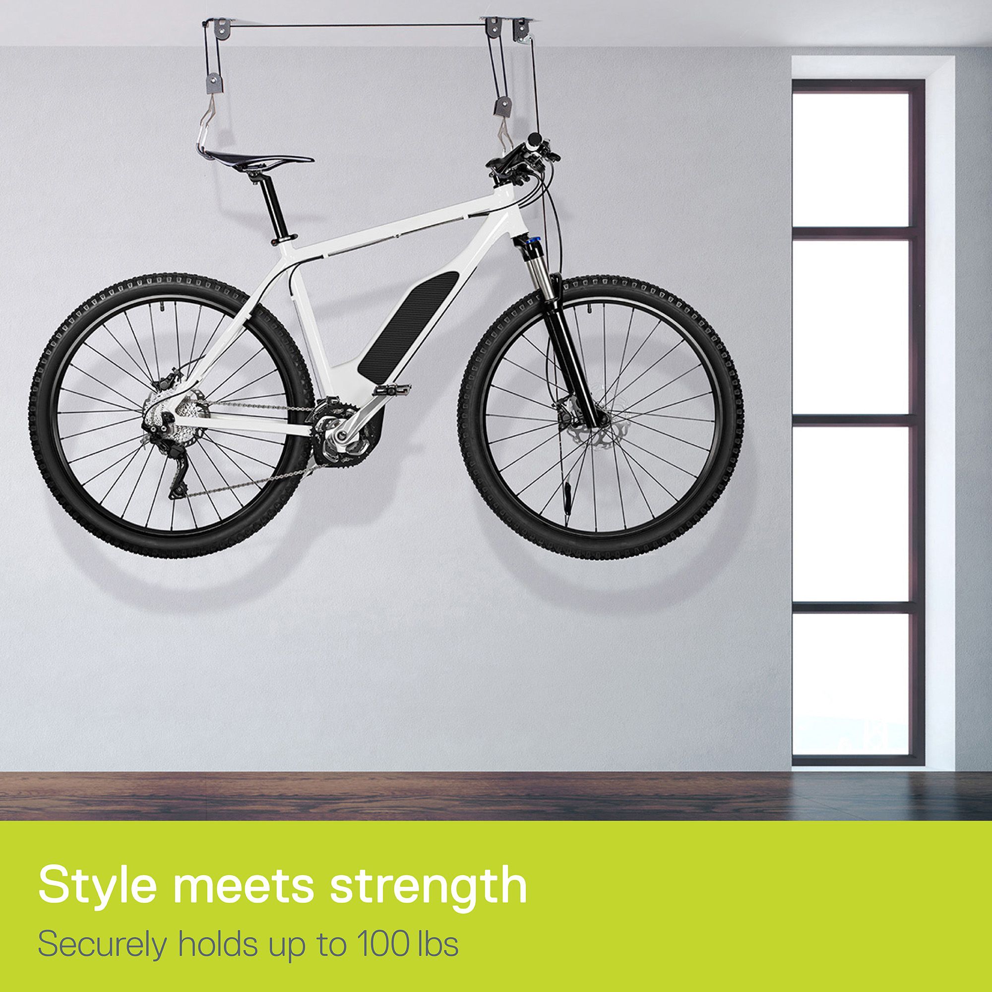 Delta Cycle Single Bike Ceiling Hoist with Straps product image