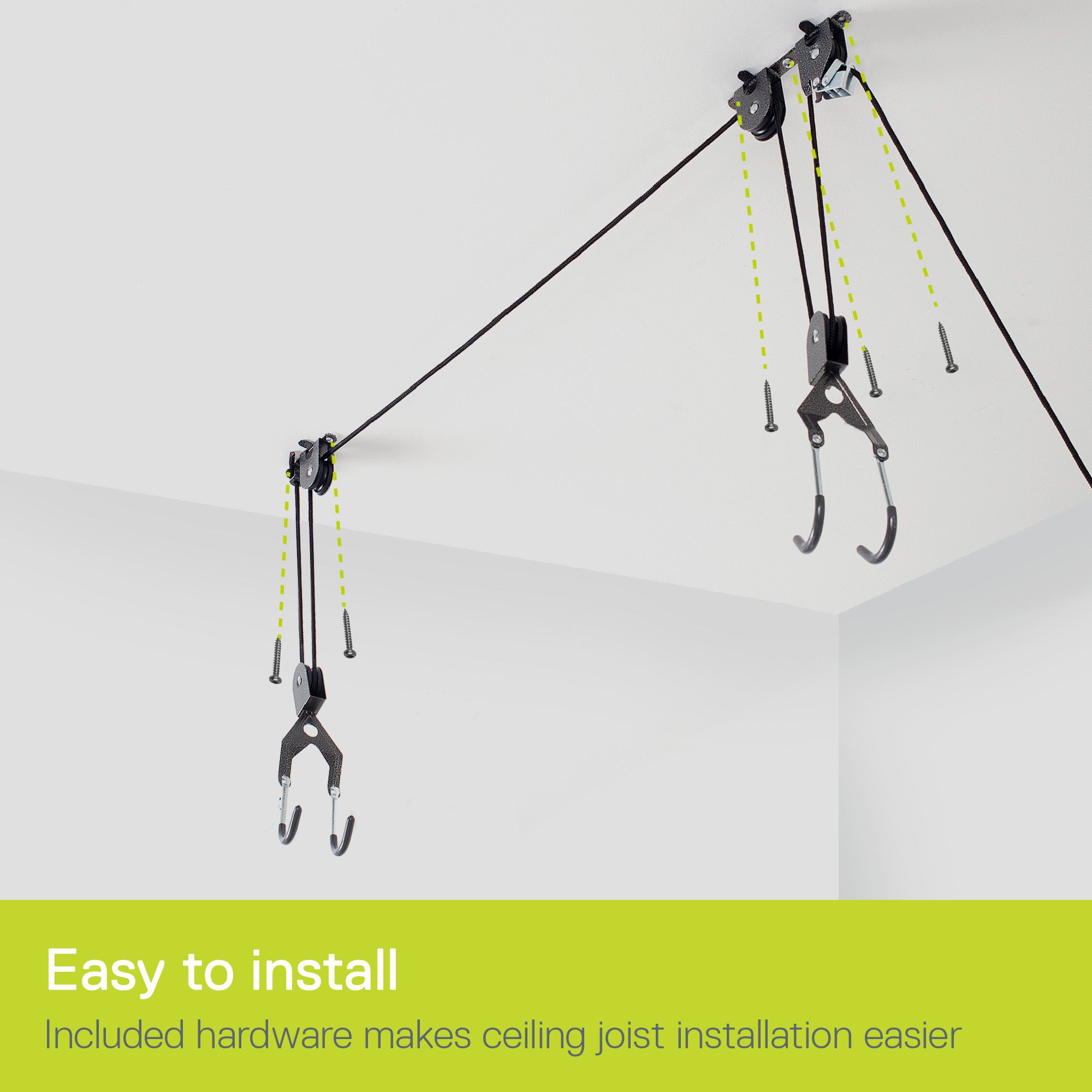 Delta Cycle Single Bike Ceiling Hoist with Straps product image