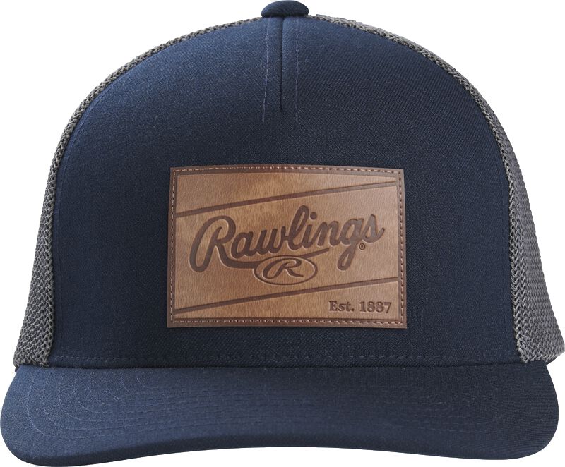 Rawlings Leather Patch Snapback Hat product image