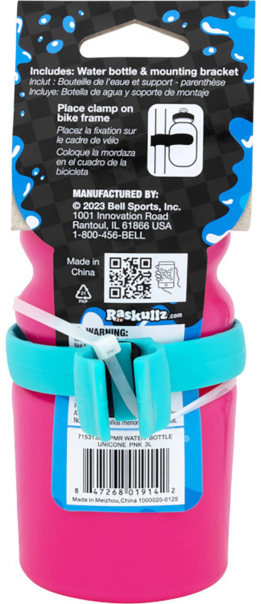 Raskullz Skelo-Unicone Water Bottle product image