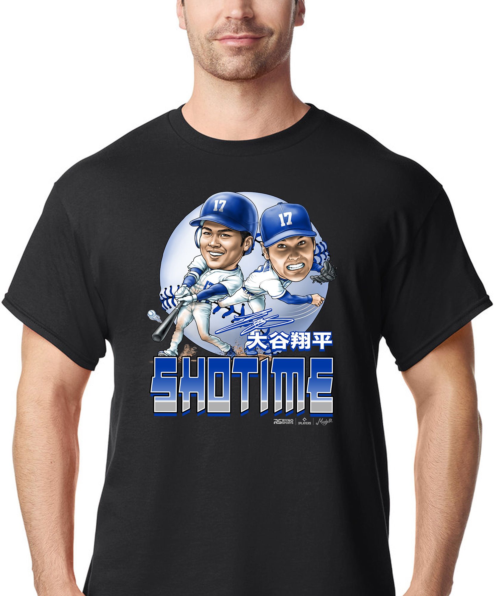 Ryno Sports Men's Los Angeles Dodgers Shohei Ohtani #17 Mudge T